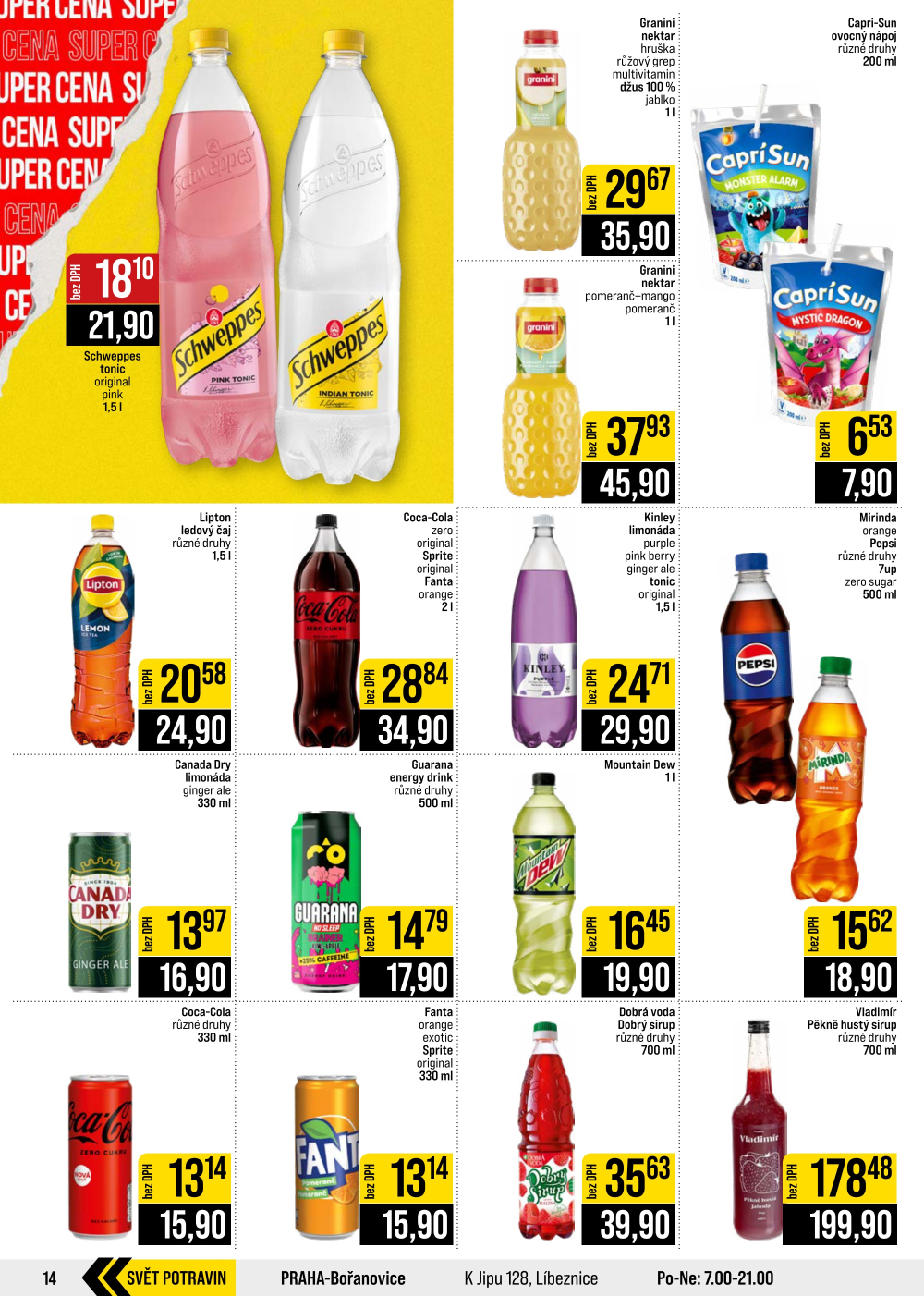 Leták JIP leták CC Cash & Carry - Brno, Ostrava, Praha, Polička, Olomouc, Karlovy Vary, Zlín, Jilemnice, Pardubice - strana 14