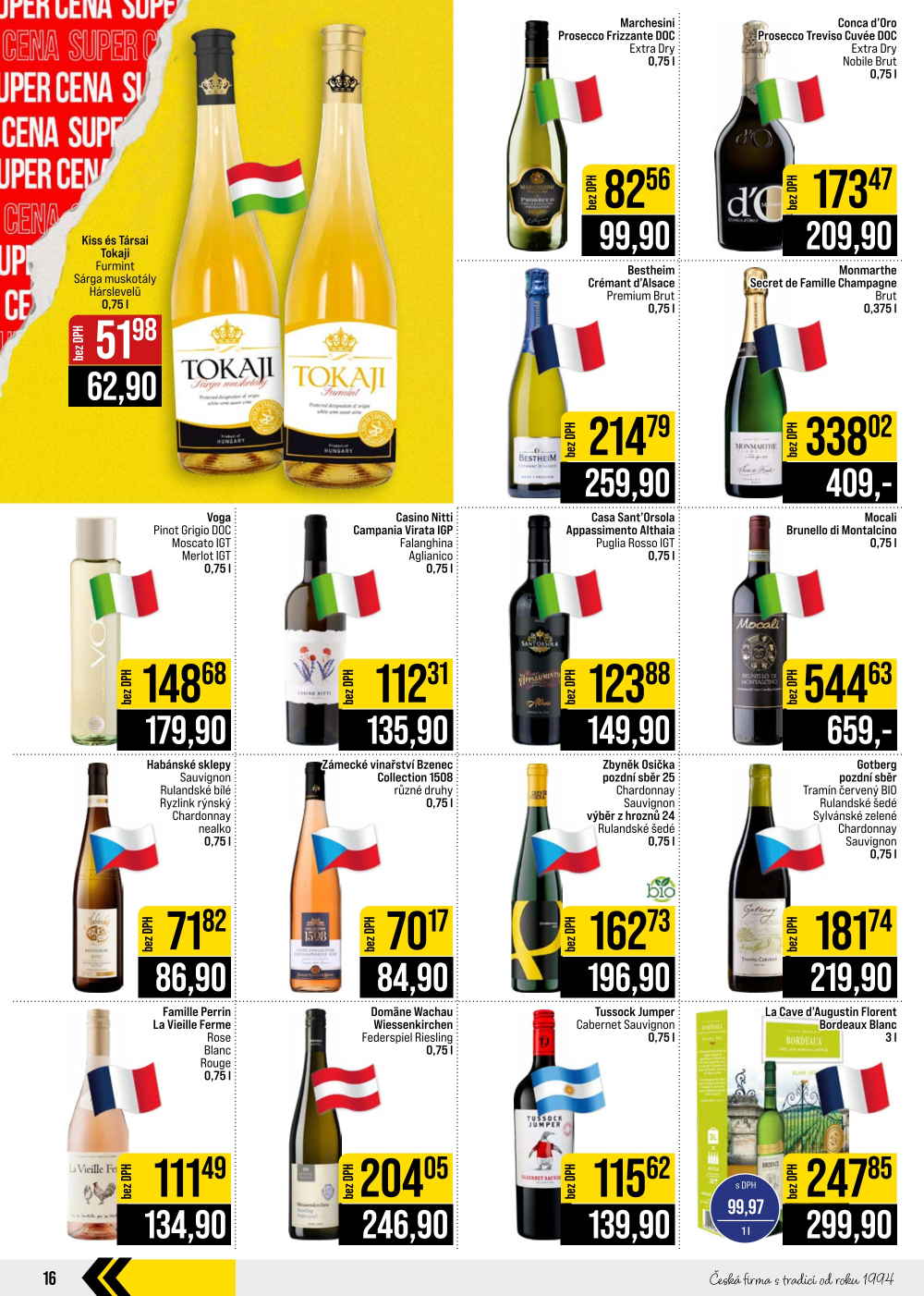 Leták JIP leták CC Cash & Carry - Brno, Ostrava, Praha, Polička, Olomouc, Karlovy Vary, Zlín, Jilemnice, Pardubice - strana 16