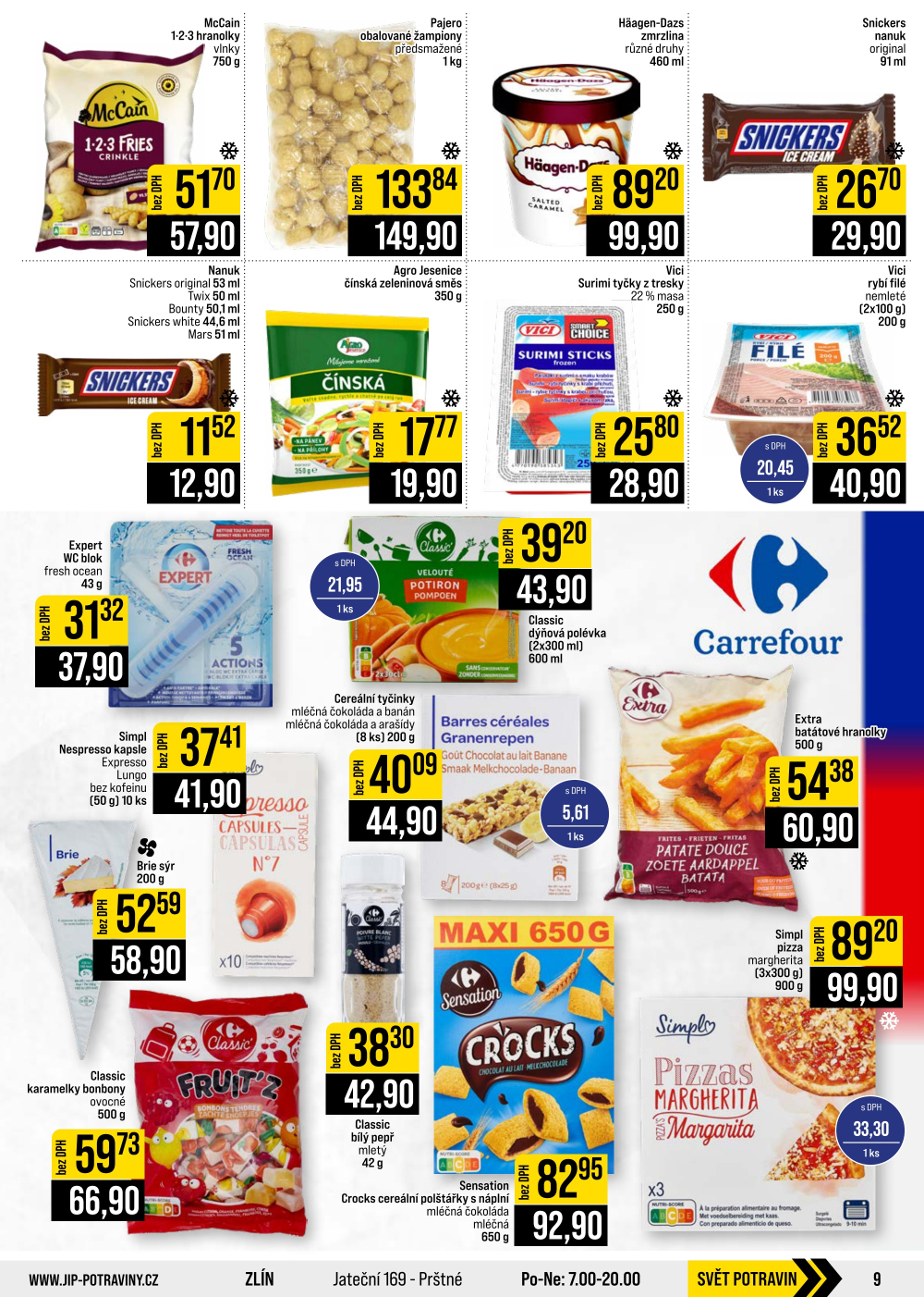Leták JIP leták CC Cash & Carry - Brno, Ostrava, Praha, Polička, Olomouc, Karlovy Vary, Zlín, Jilemnice, Pardubice - strana 9
