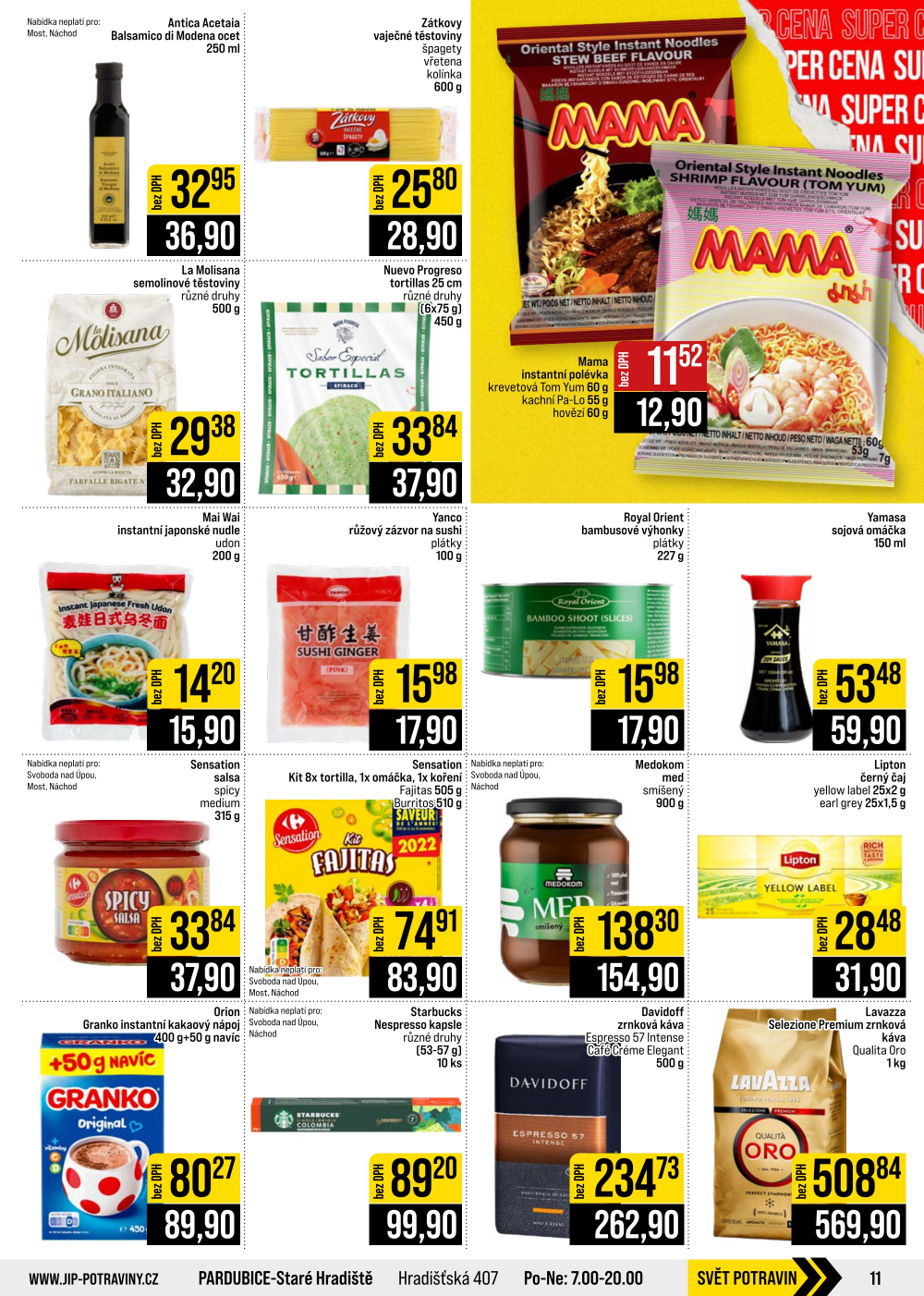 Leták JIP leták CC Cash & Carry - České Budějovice, Most, Náchod, Svoboda nad Úpou, Sušice - strana 11