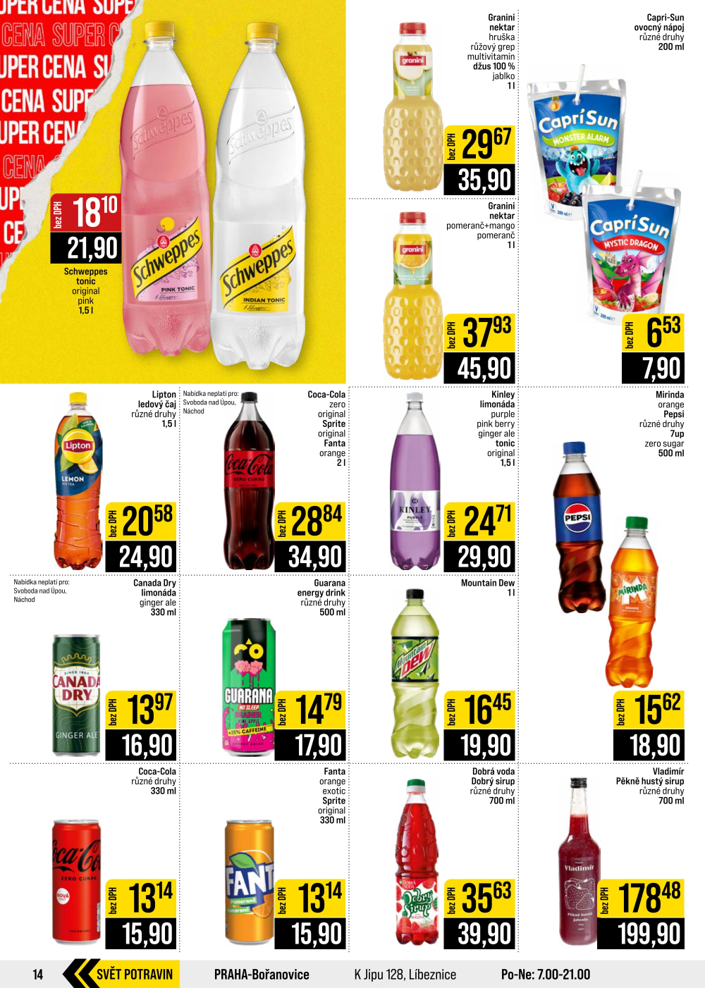 Leták JIP leták CC Cash & Carry - České Budějovice, Most, Náchod, Svoboda nad Úpou, Sušice - strana 14
