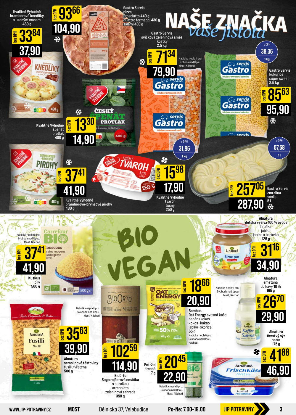 Leták JIP leták CC Cash & Carry - České Budějovice, Most, Náchod, Svoboda nad Úpou, Sušice - strana 3