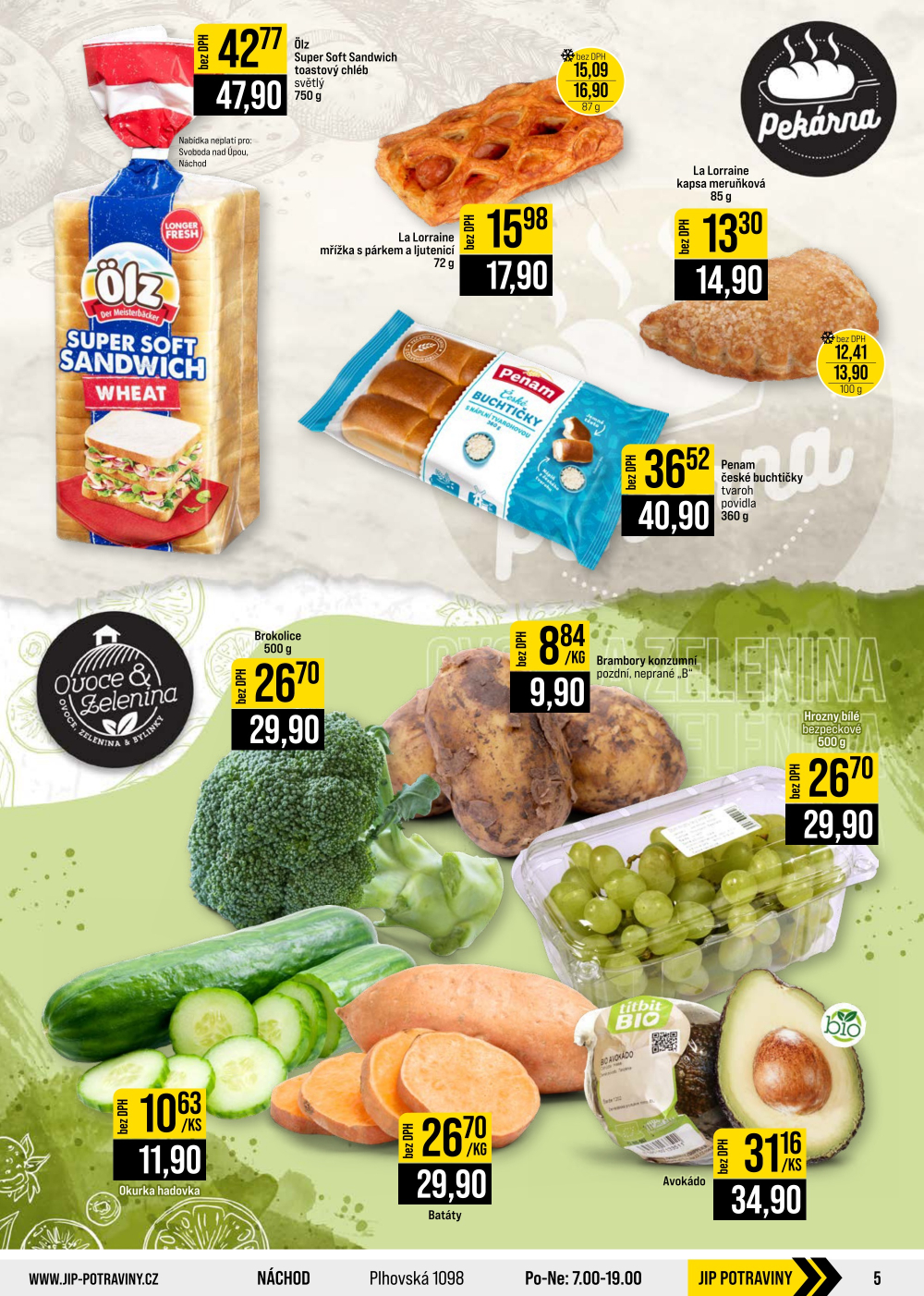 Leták JIP leták CC Cash & Carry - České Budějovice, Most, Náchod, Svoboda nad Úpou, Sušice - strana 5