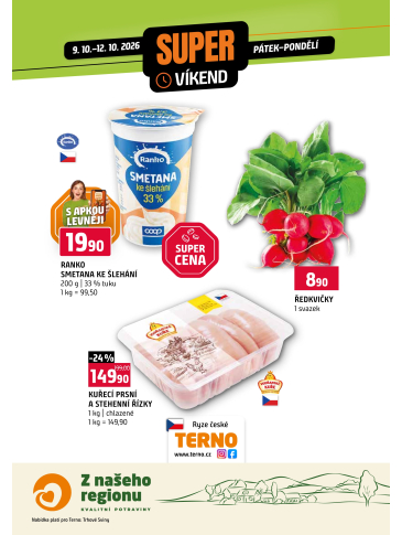 Terno leták - Víkendovka Trhové Sviny