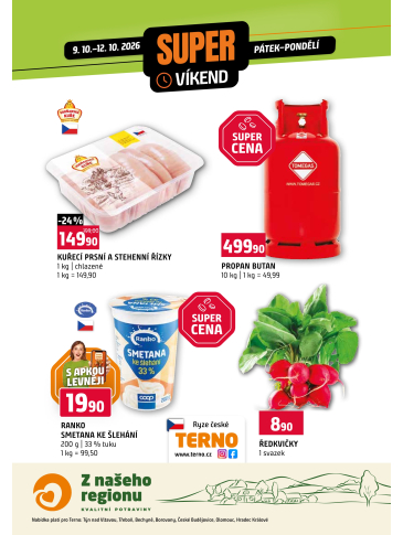 Terno leták - Víkendovka