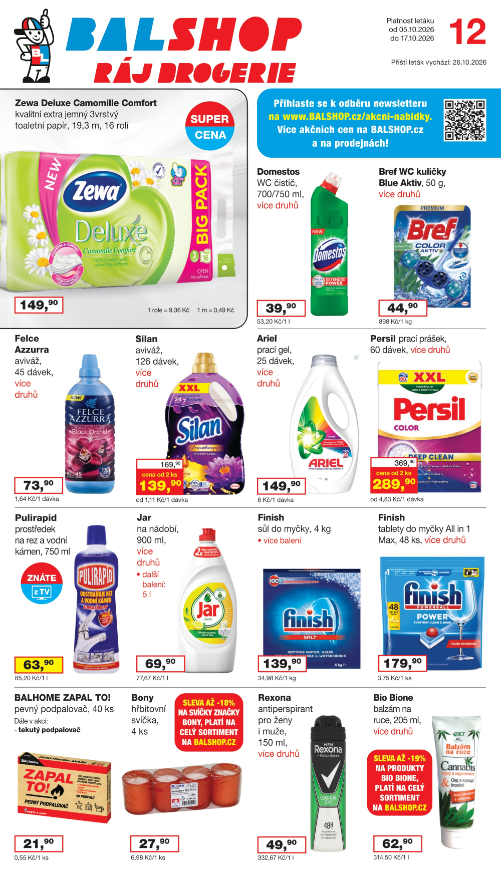 Leták Ráj drogerie leták - strana 1