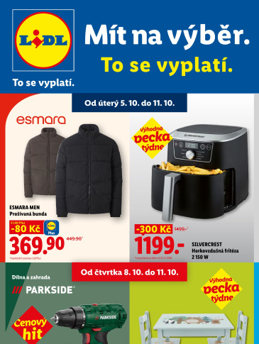 Lidl leták - Nabídka spotřebního zboží