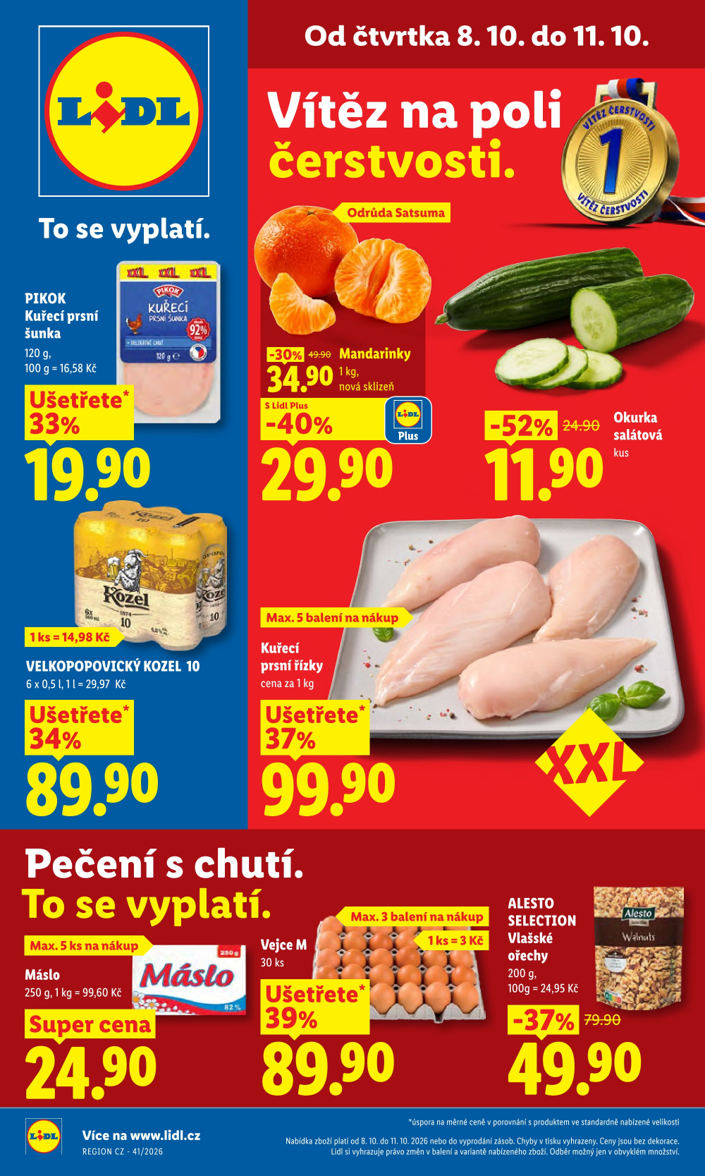 Leták Lidl leták od čtvrtka - strana 1