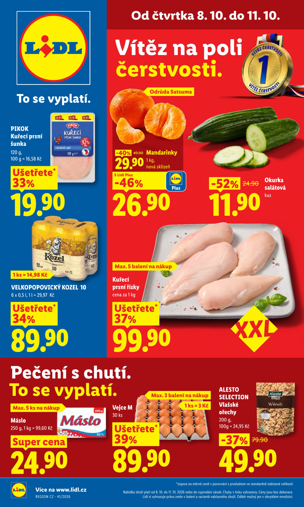 Leták Lidl leták od čtvrtka - strana 1