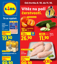 Akční leták Lidl  od čtvrtka