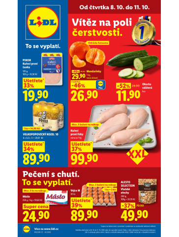 Lidl leták od čtvrtka