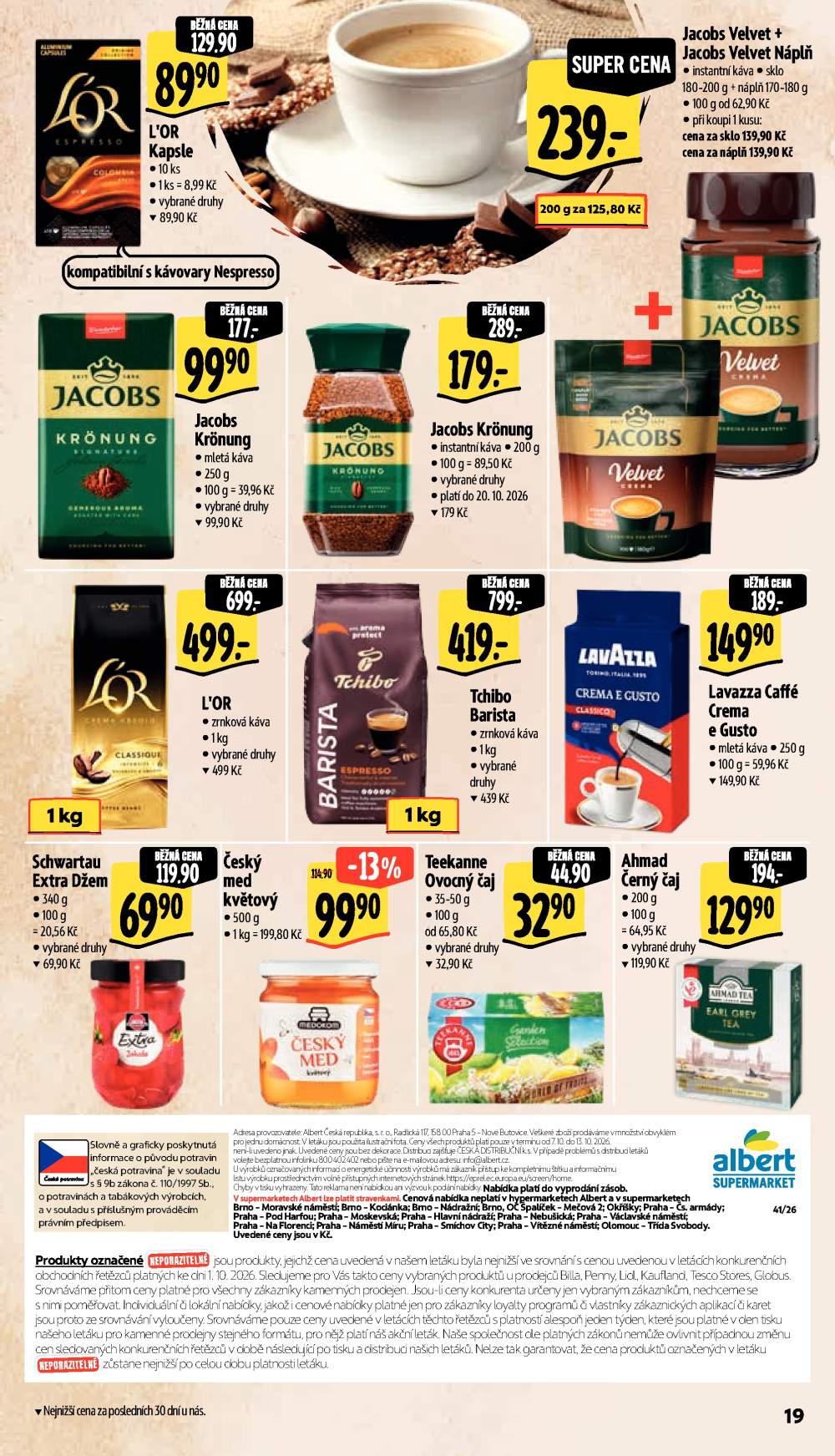 Leták Albert Supermarket leták - strana 29