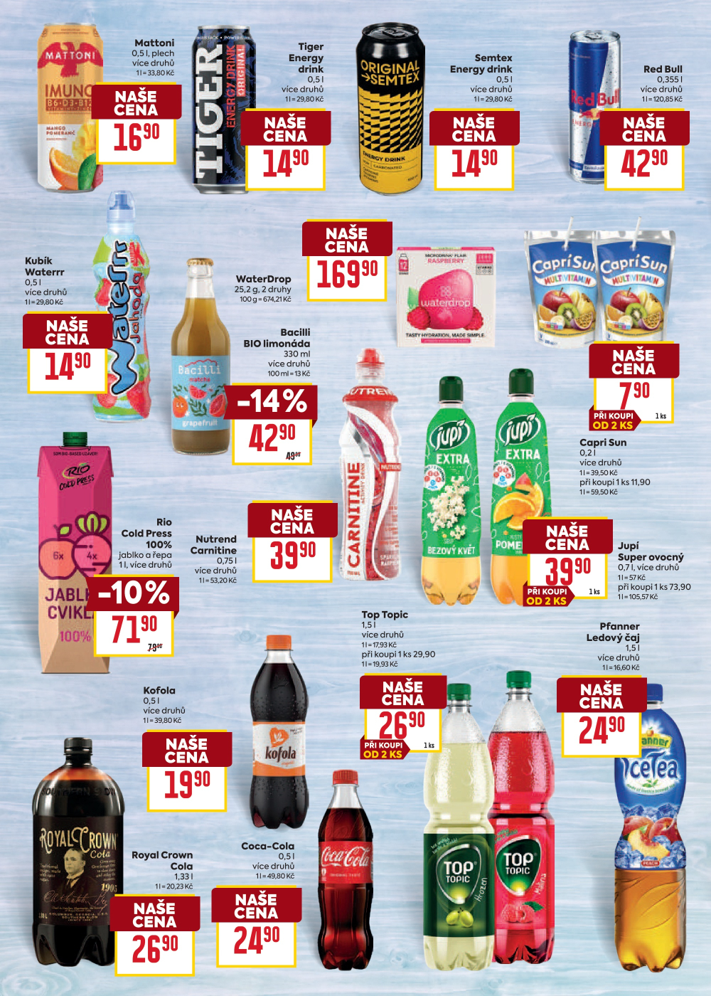 Leták BILLA leták - Podzimní nápoje - strana 18