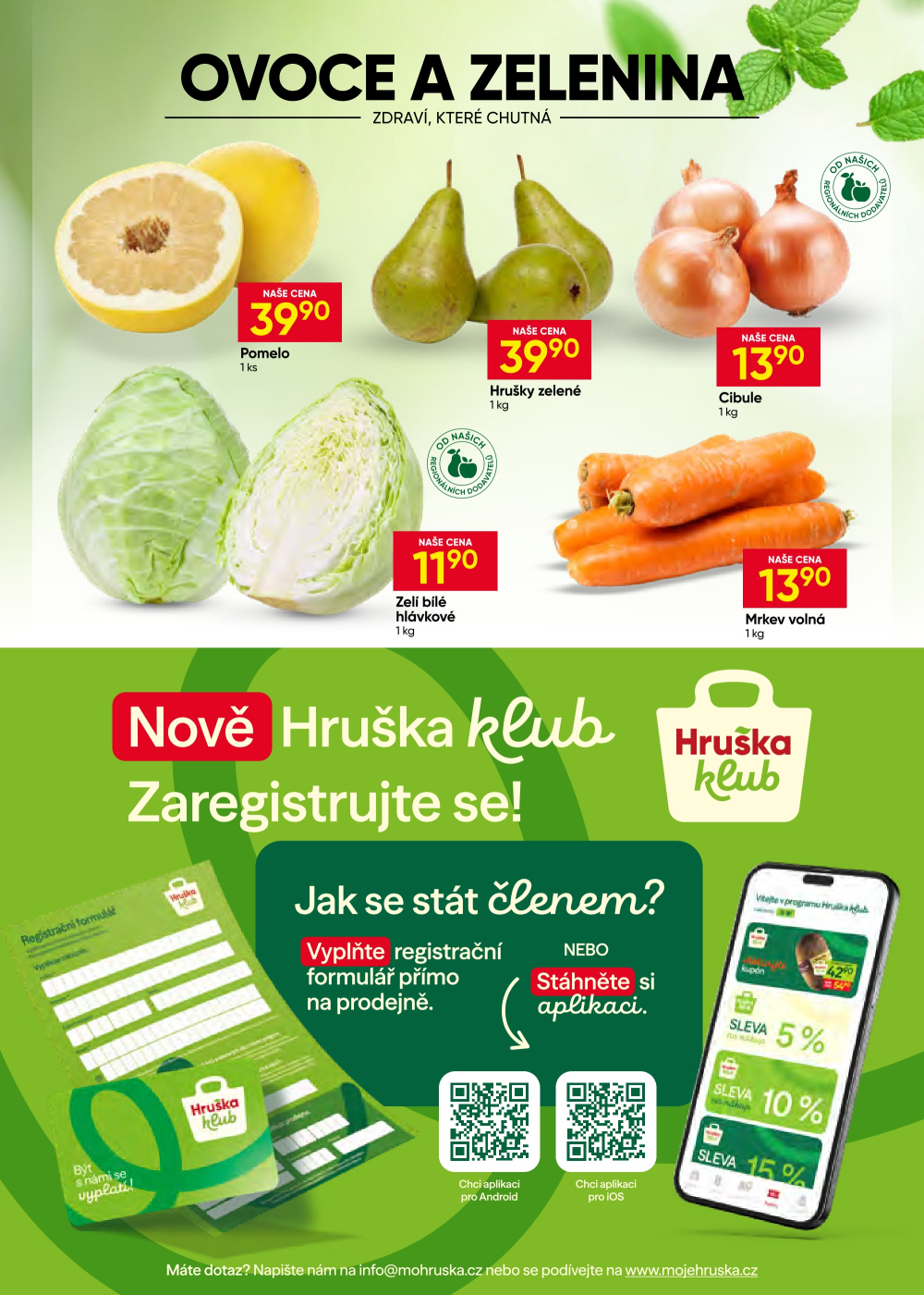 Leták Hruška leták - strana 2