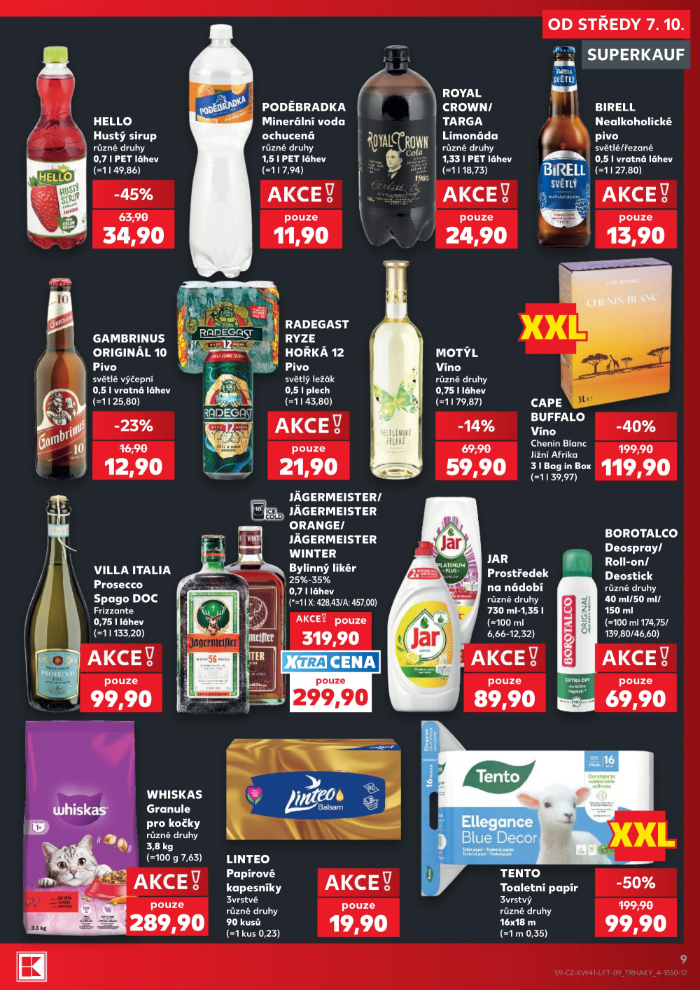 Leták Kaufland leták Praha 6 - Podbaba - strana 9