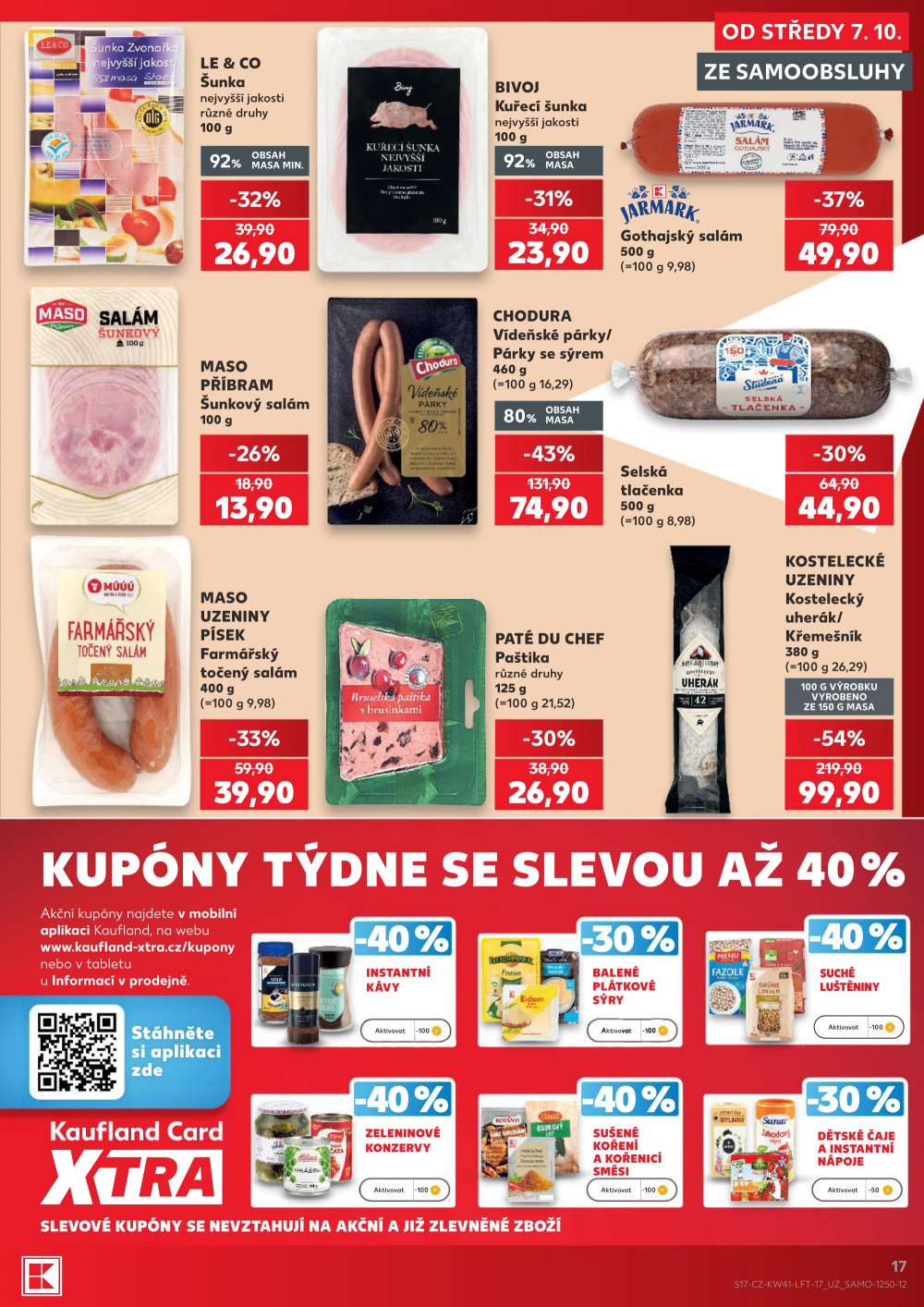 Leták Kaufland leták Praha 3 - Jarov - strana 17