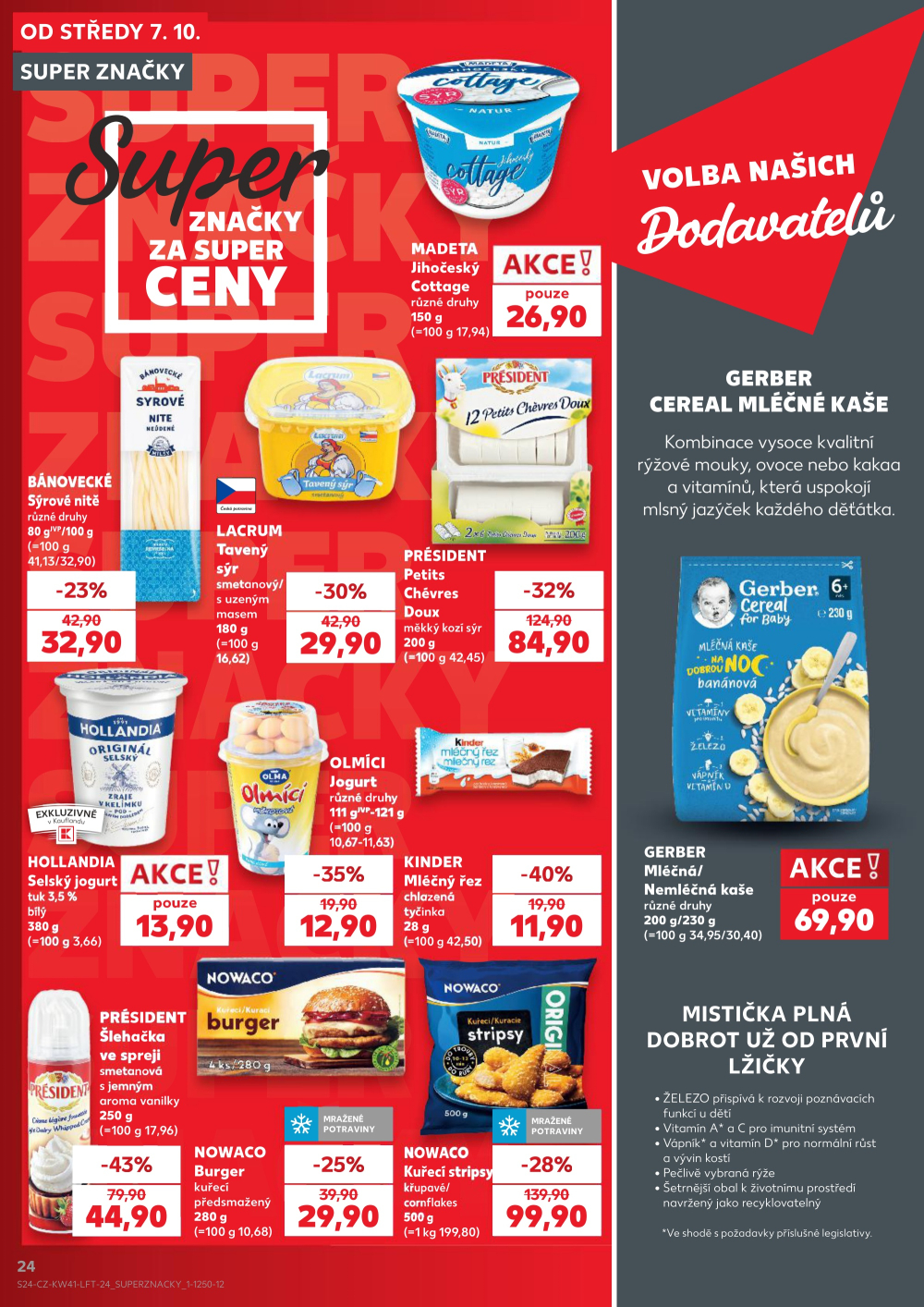 Leták Kaufland leták Praha 3 - Jarov - strana 24