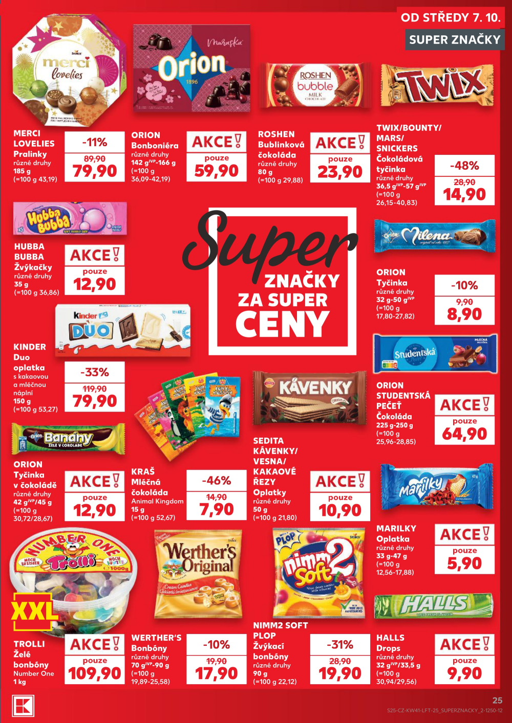 Leták Kaufland leták Praha 3 - Jarov - strana 25