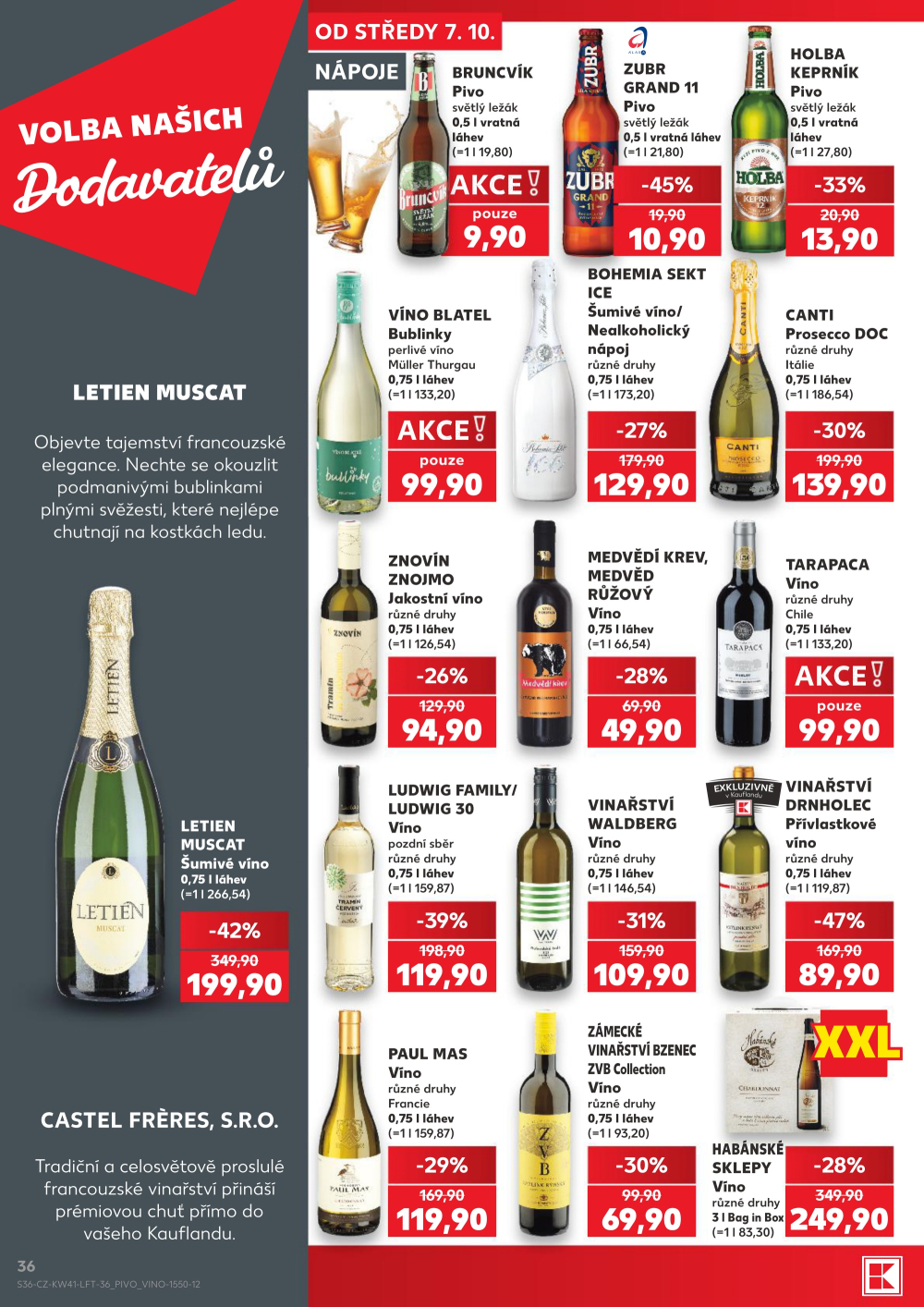 Leták Kaufland leták Praha 3 - Jarov - strana 36