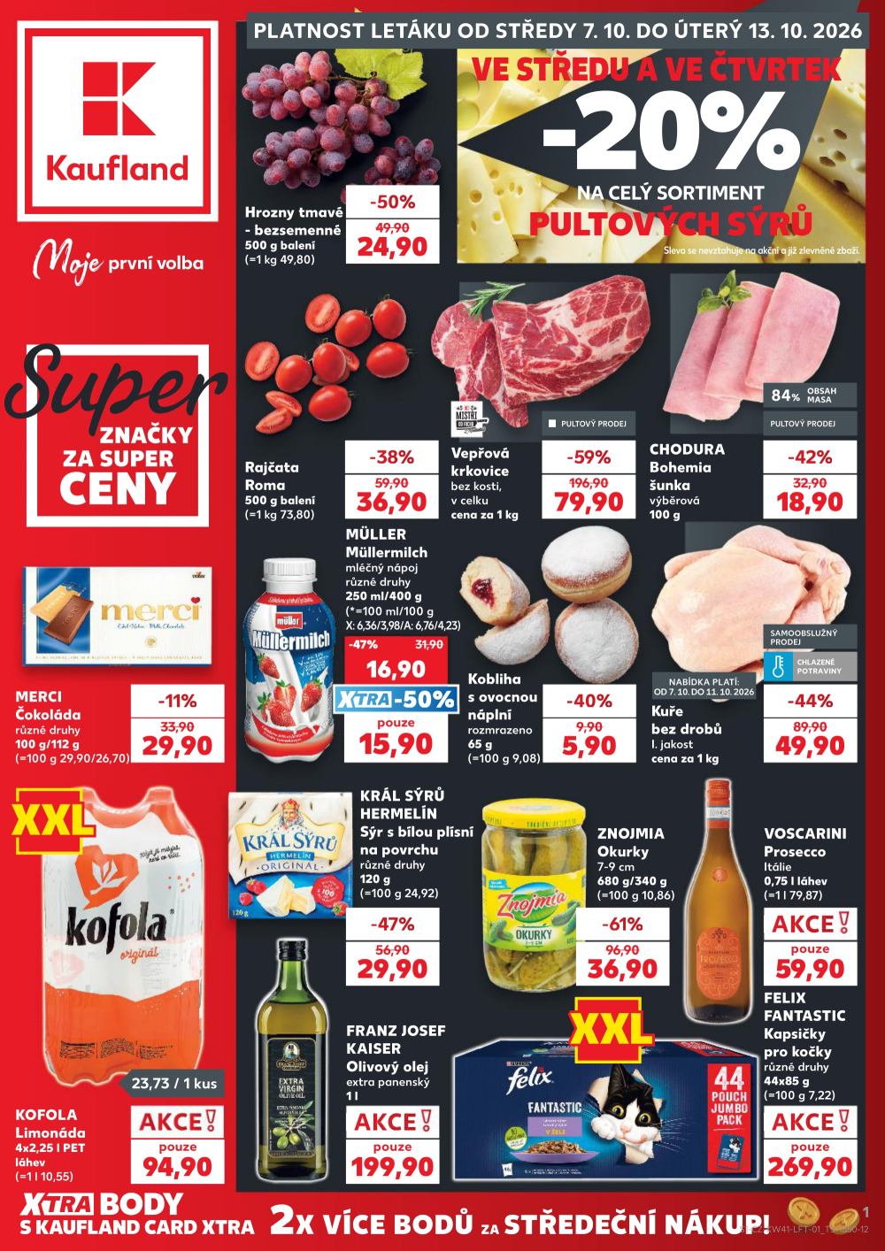 Leták Kaufland leták Praha 4 - Modřany - strana 1