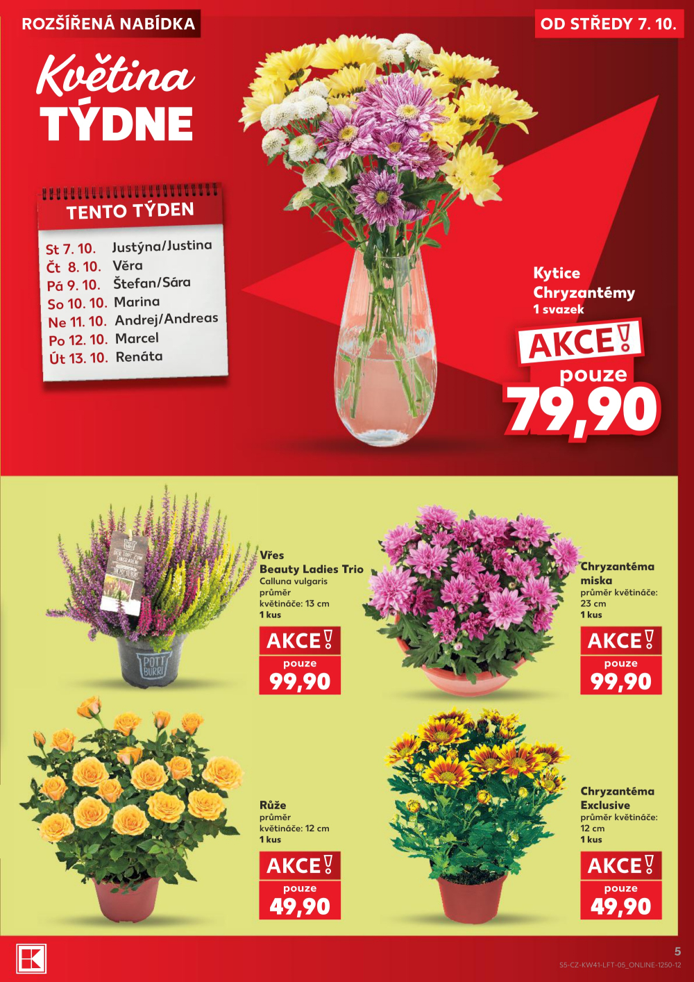 Leták Kaufland leták Praha 4 - Modřany - strana 5