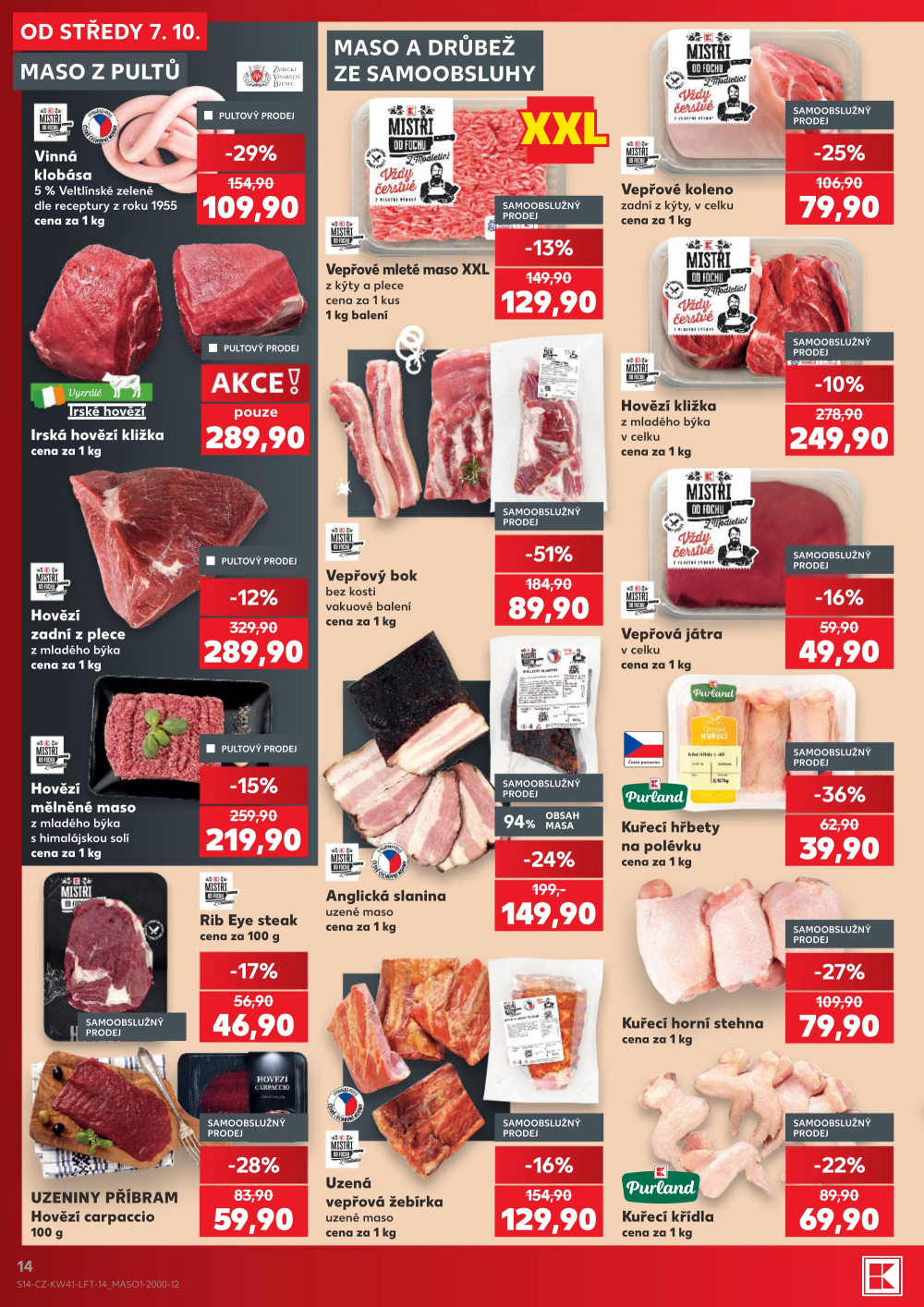 Leták Kaufland leták Brno - Ponava - strana 14