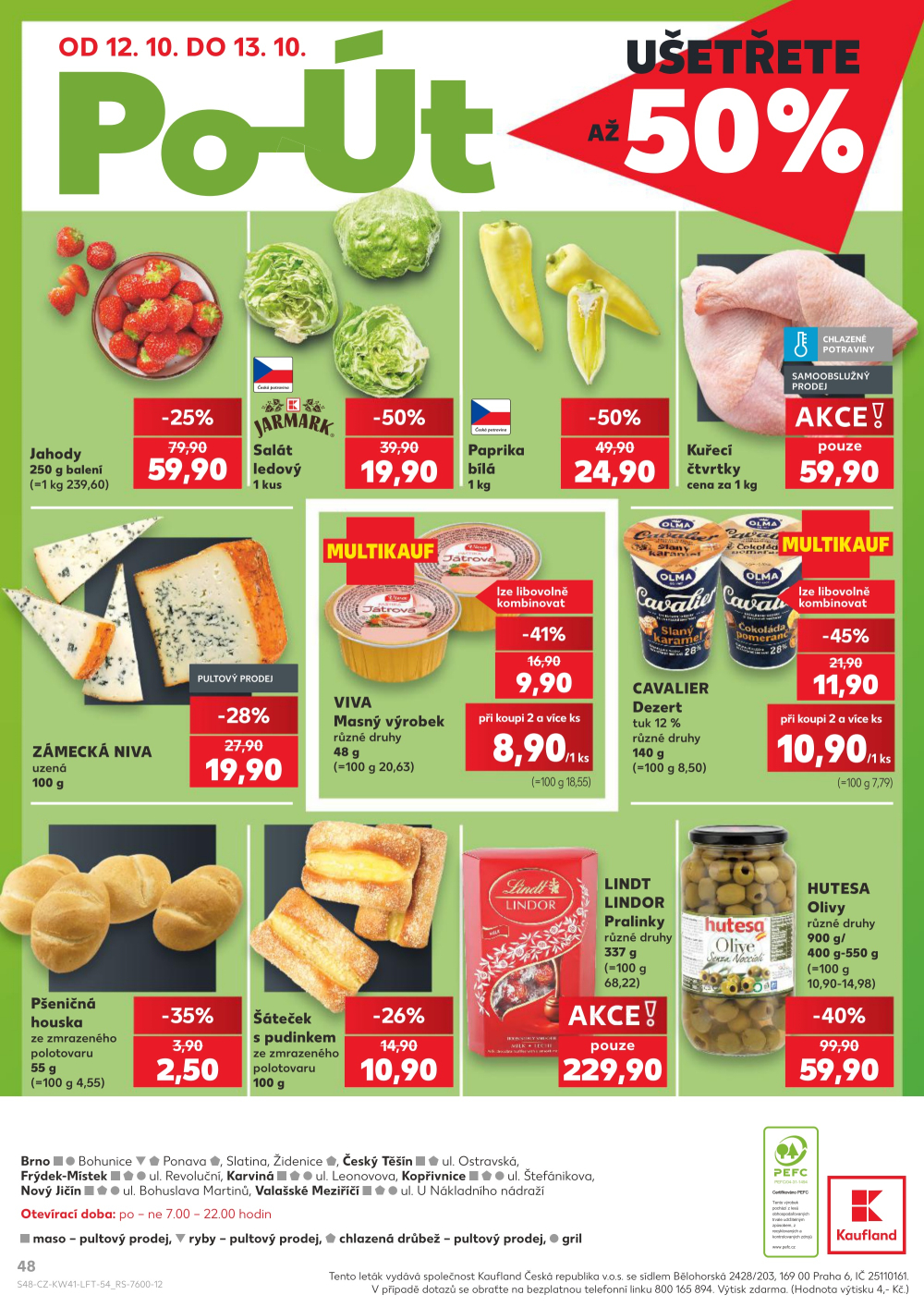 Leták Kaufland leták Brno - Ponava - strana 48
