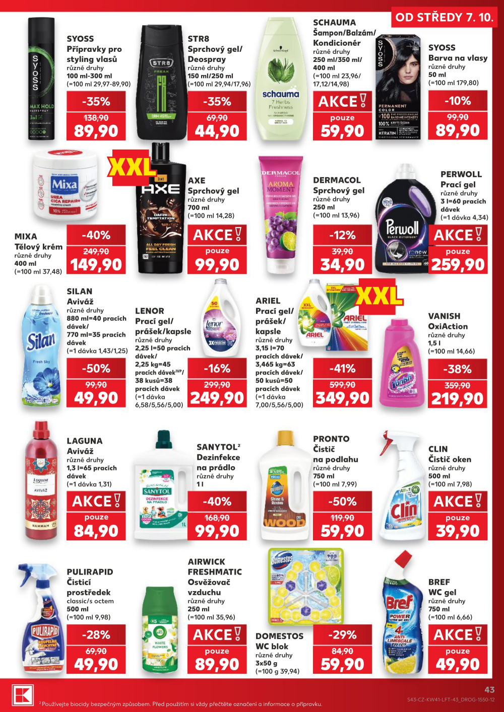 Leták Kaufland leták Praha 4 - Michle - strana 43