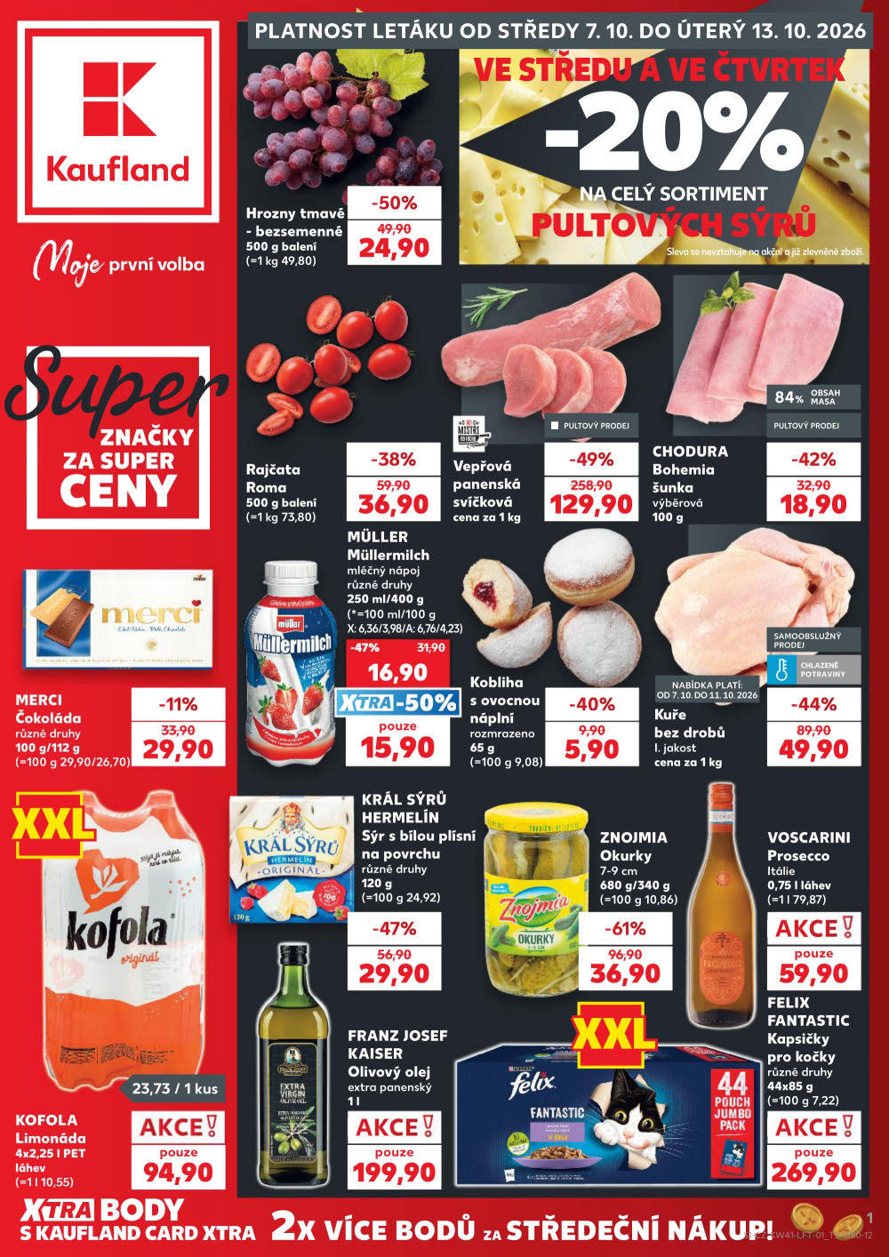 Leták Kaufland leták Příbram - strana 1