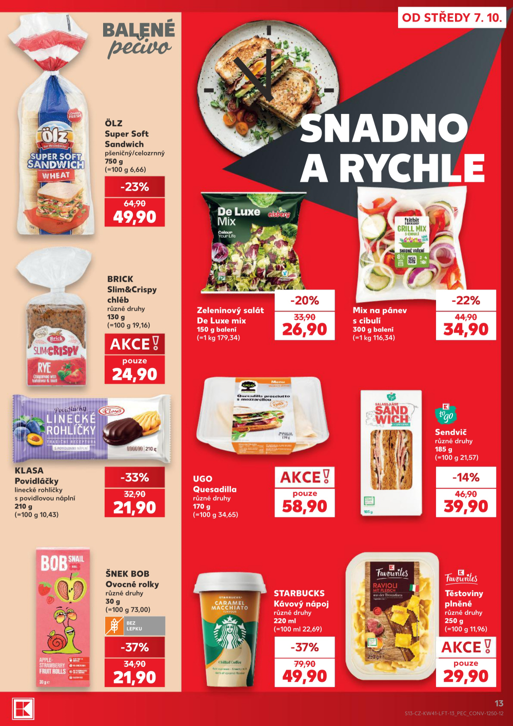 Leták Kaufland leták Praha 8 - Libeň - strana 13