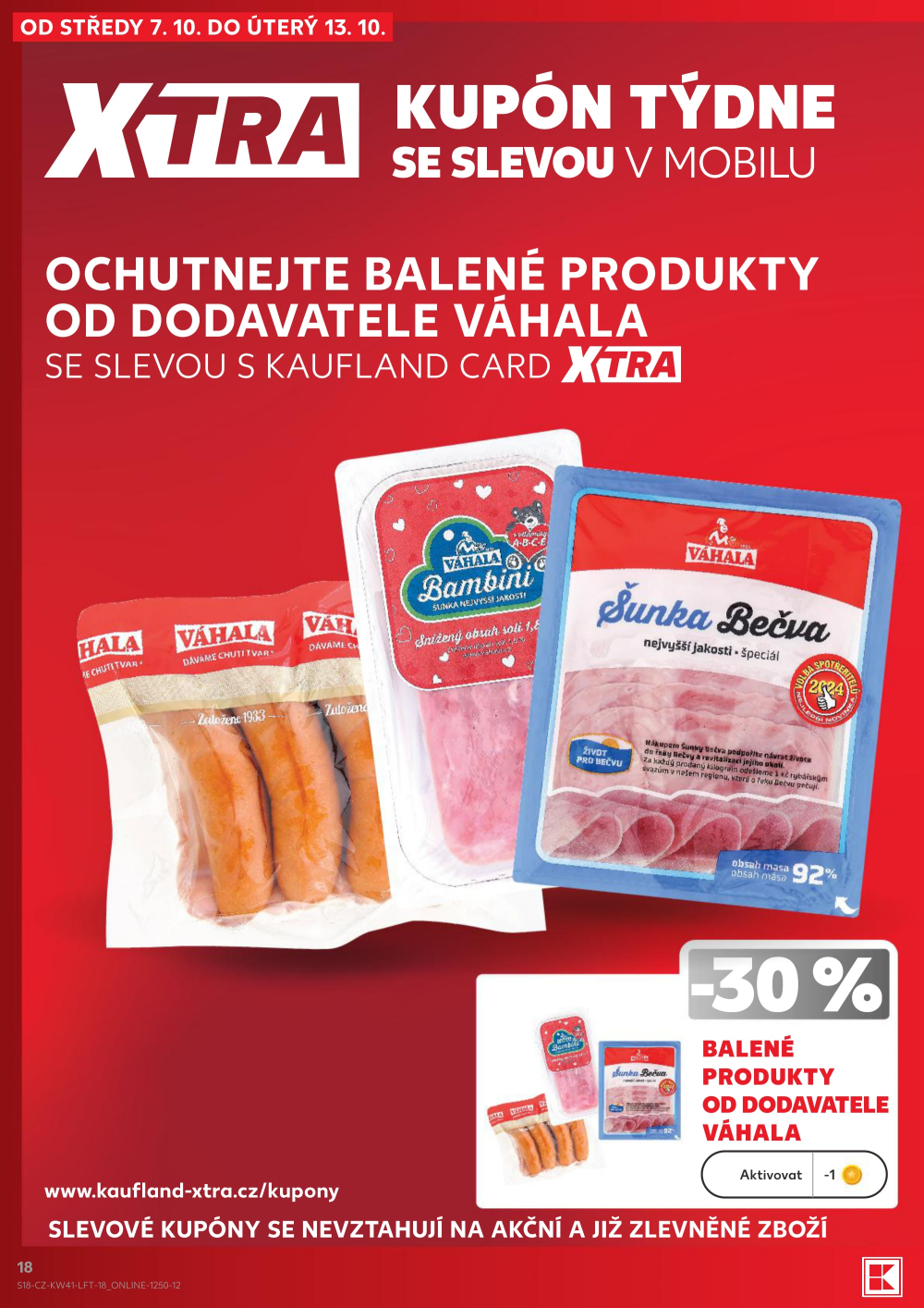 Leták Kaufland leták Praha 8 - Libeň - strana 18