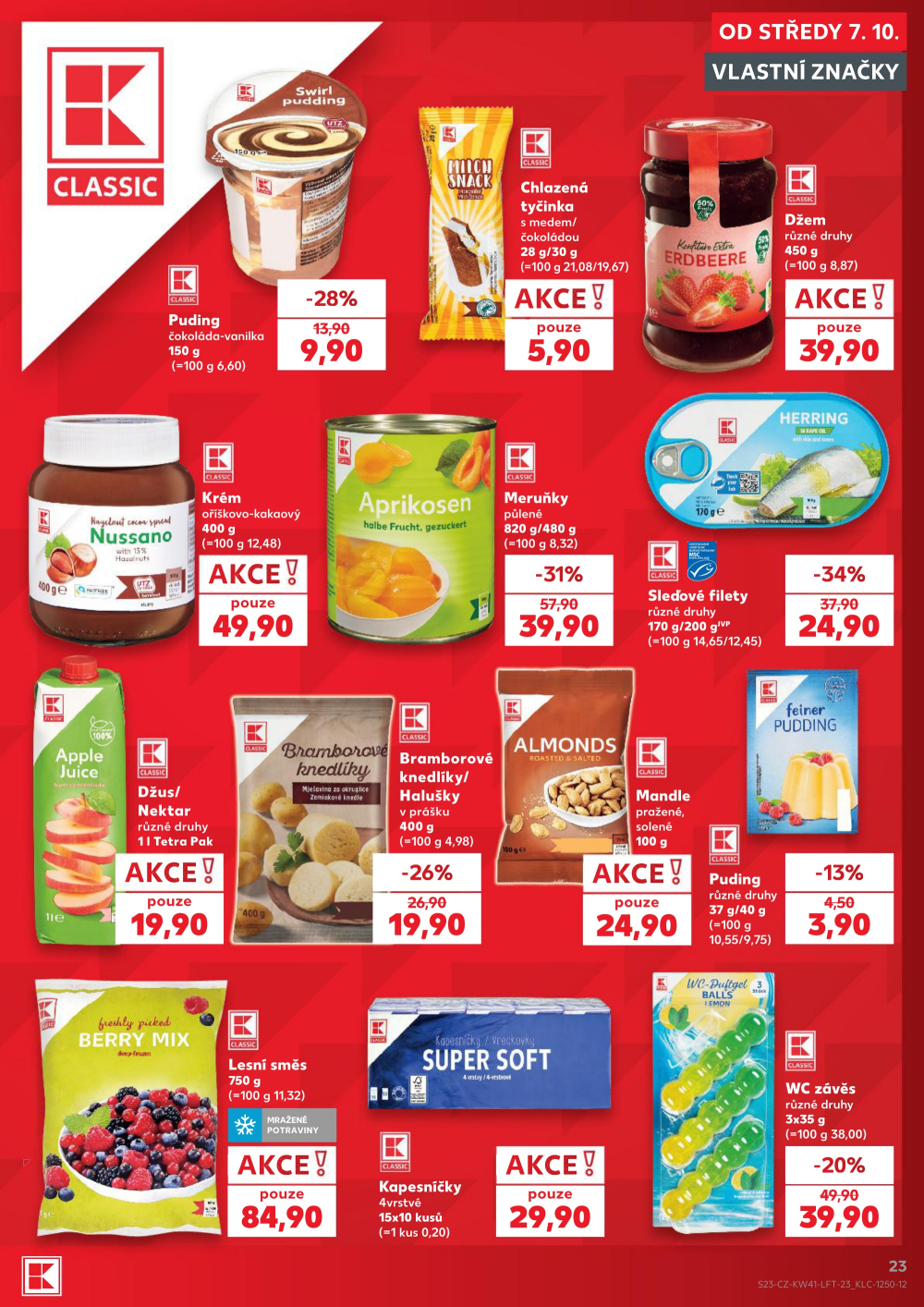Leták Kaufland leták Praha 8 - Libeň - strana 23