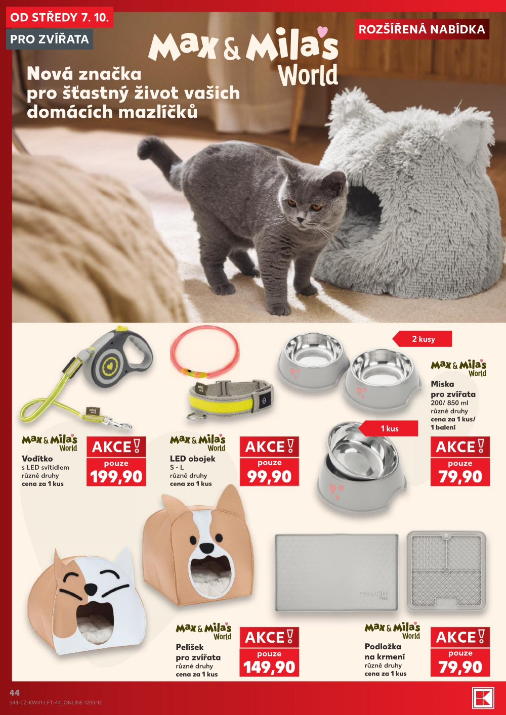 Leták Kaufland leták Praha 8 - Libeň - strana 44
