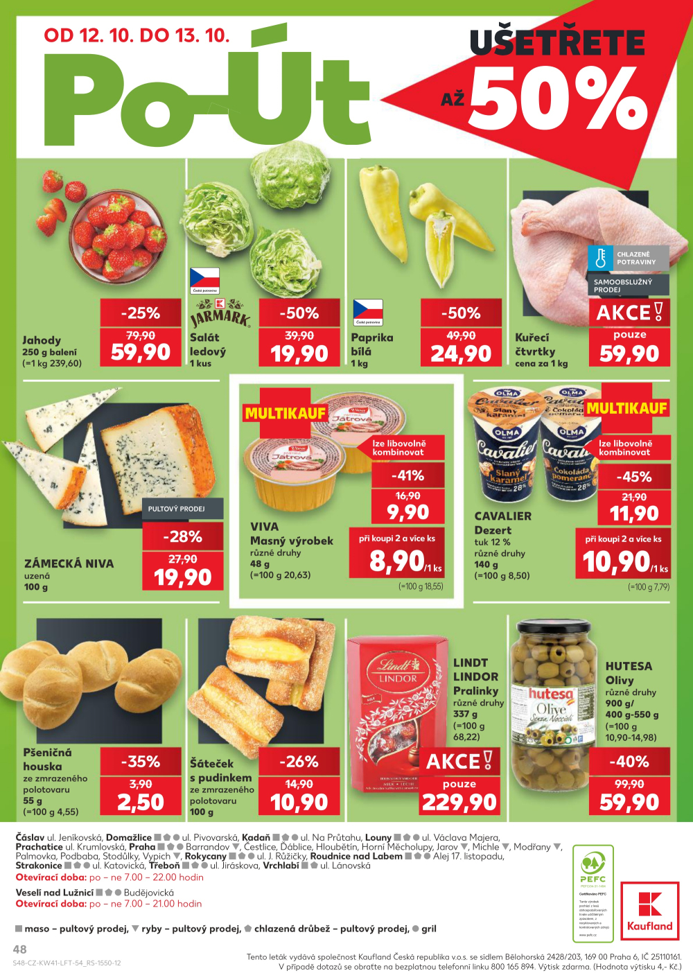 Leták Kaufland leták Praha 8 - Libeň - strana 48