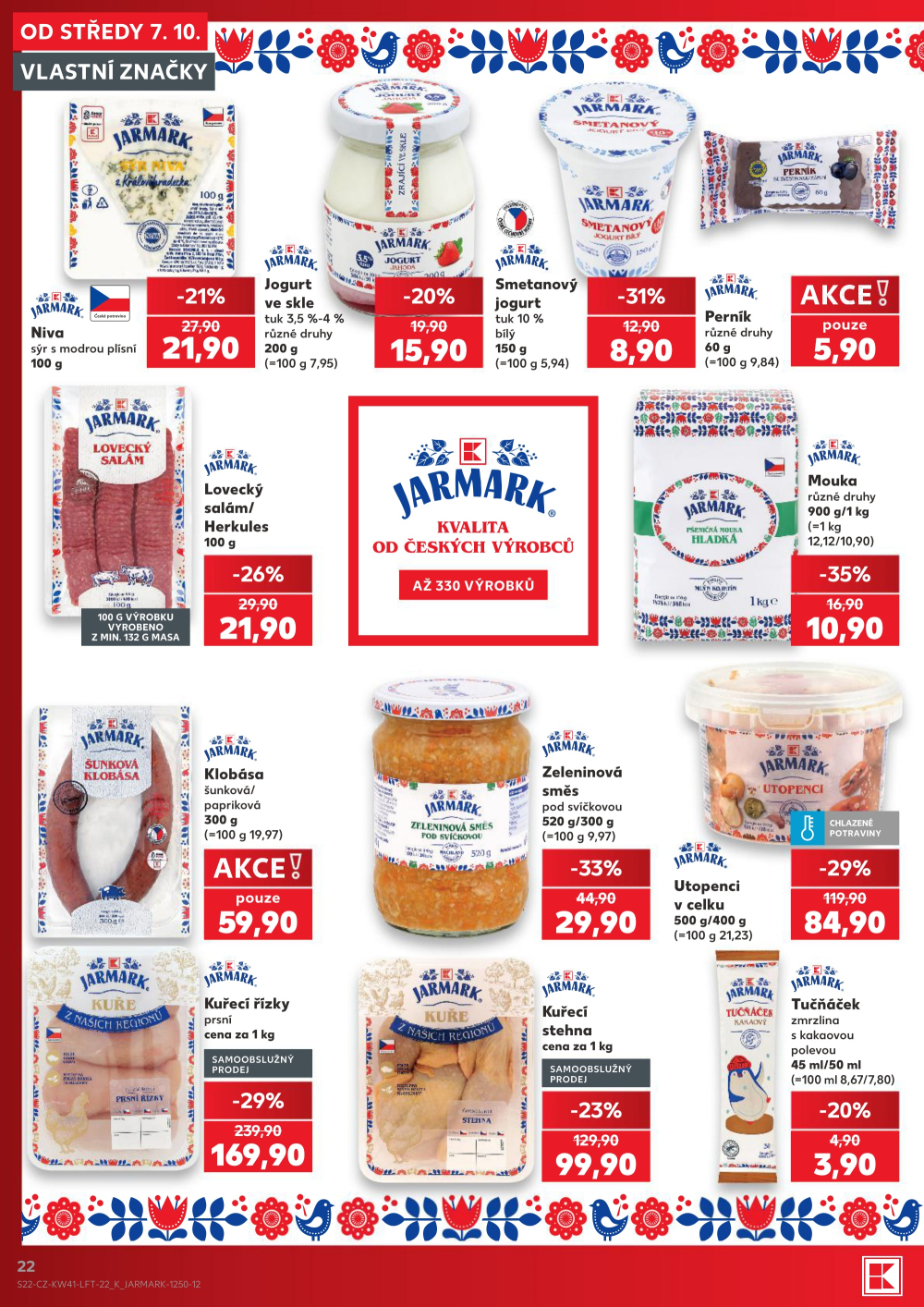Leták Kaufland leták Pardubice - Višňovka - strana 22