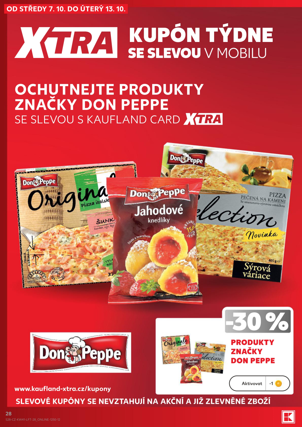 Leták Kaufland leták Pardubice - Višňovka - strana 28