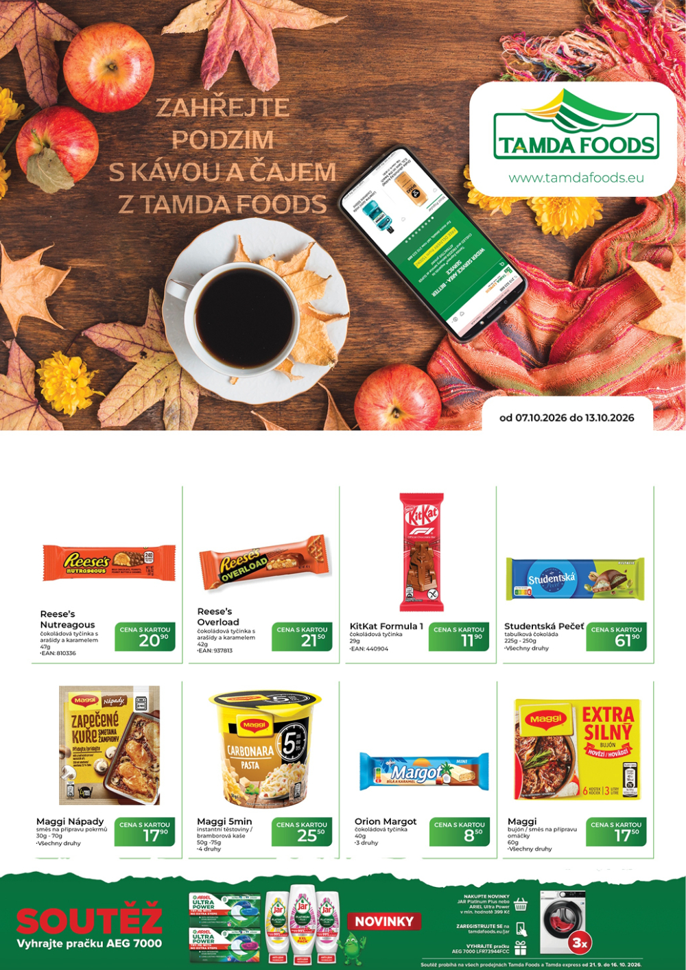 Leták TAMDA FOODS leták - strana 1