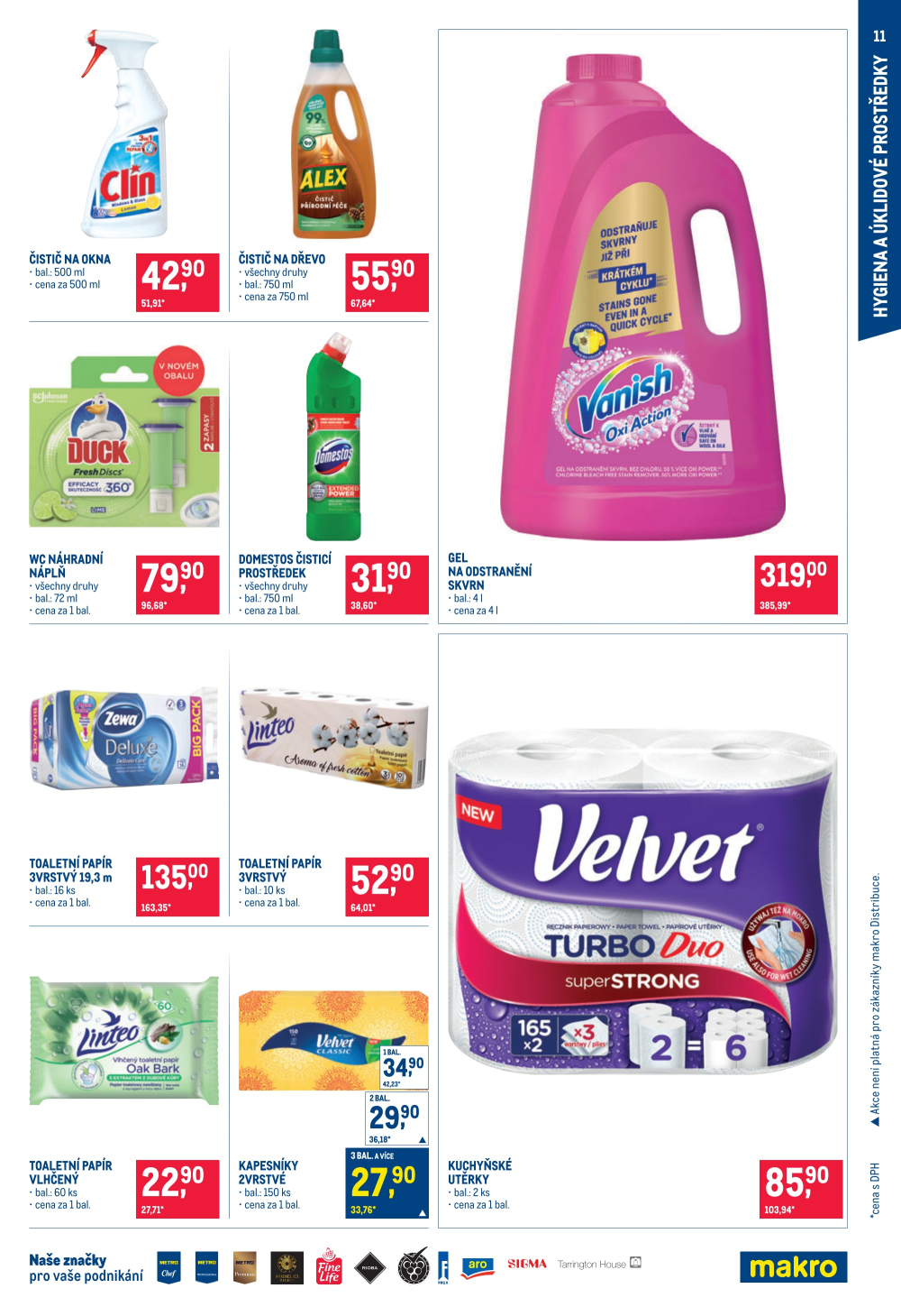 Leták Makro leták - Spotřební zboží, úklid, kosmetika - strana 11
