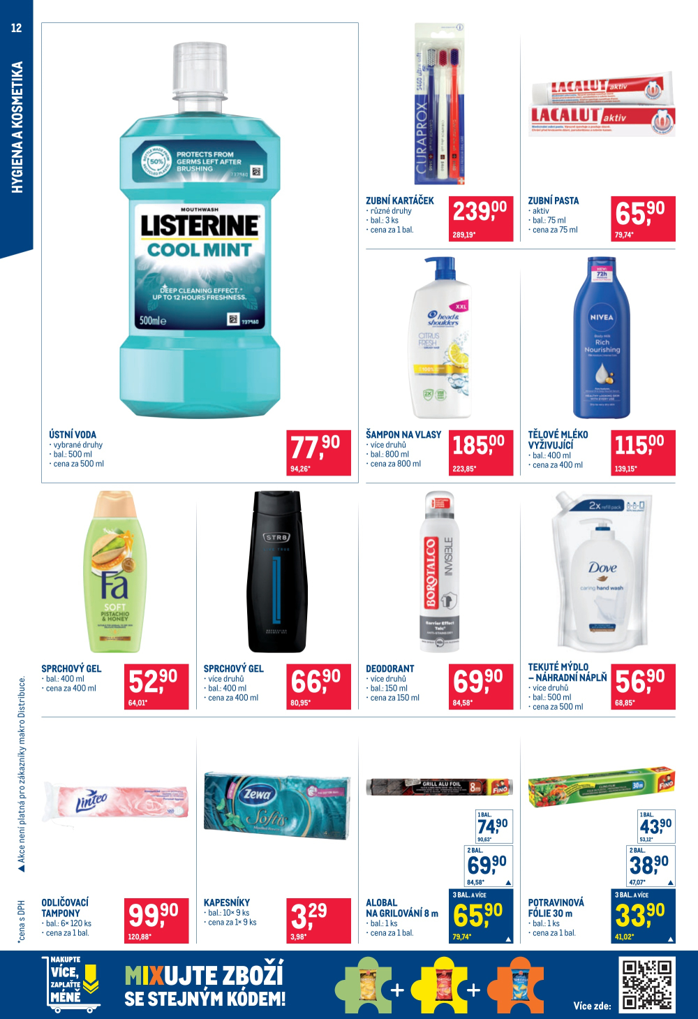 Leták Makro leták - Spotřební zboží, úklid, kosmetika - strana 12