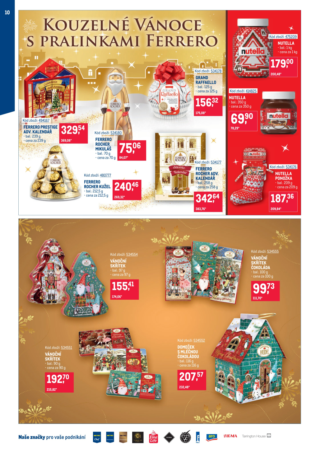Leták Makro leták - Mikulášské čokolády - strana 10
