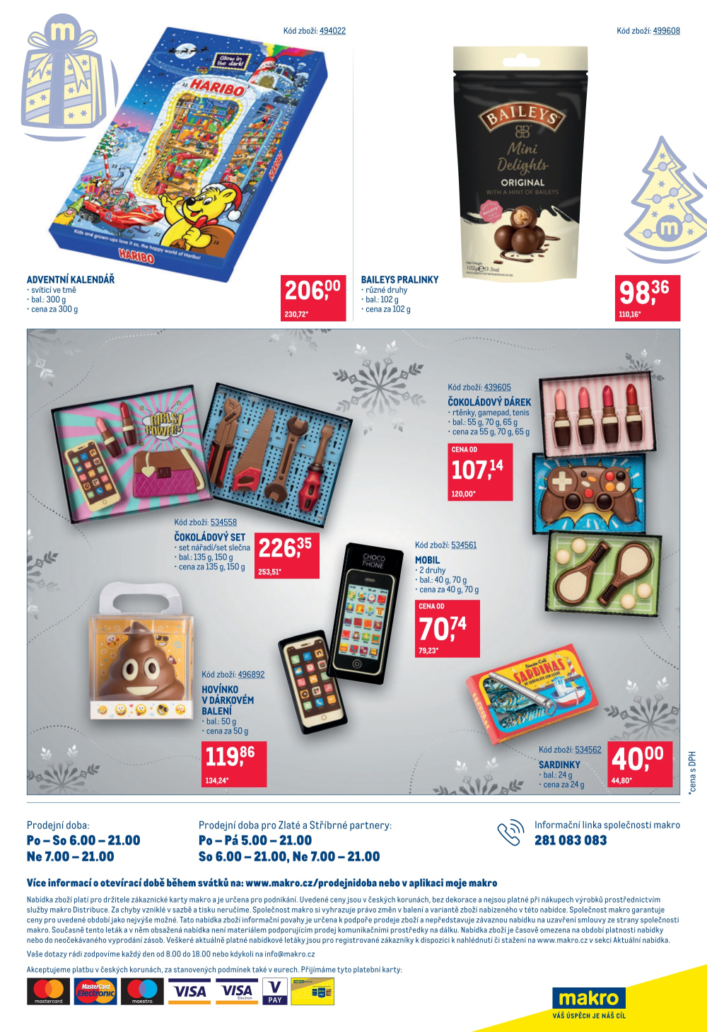 Leták Makro leták - Mikulášské čokolády - strana 16
