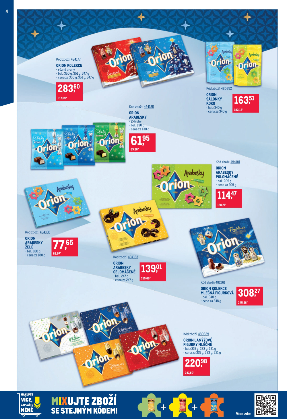 Leták Makro leták - Mikulášské čokolády - strana 4