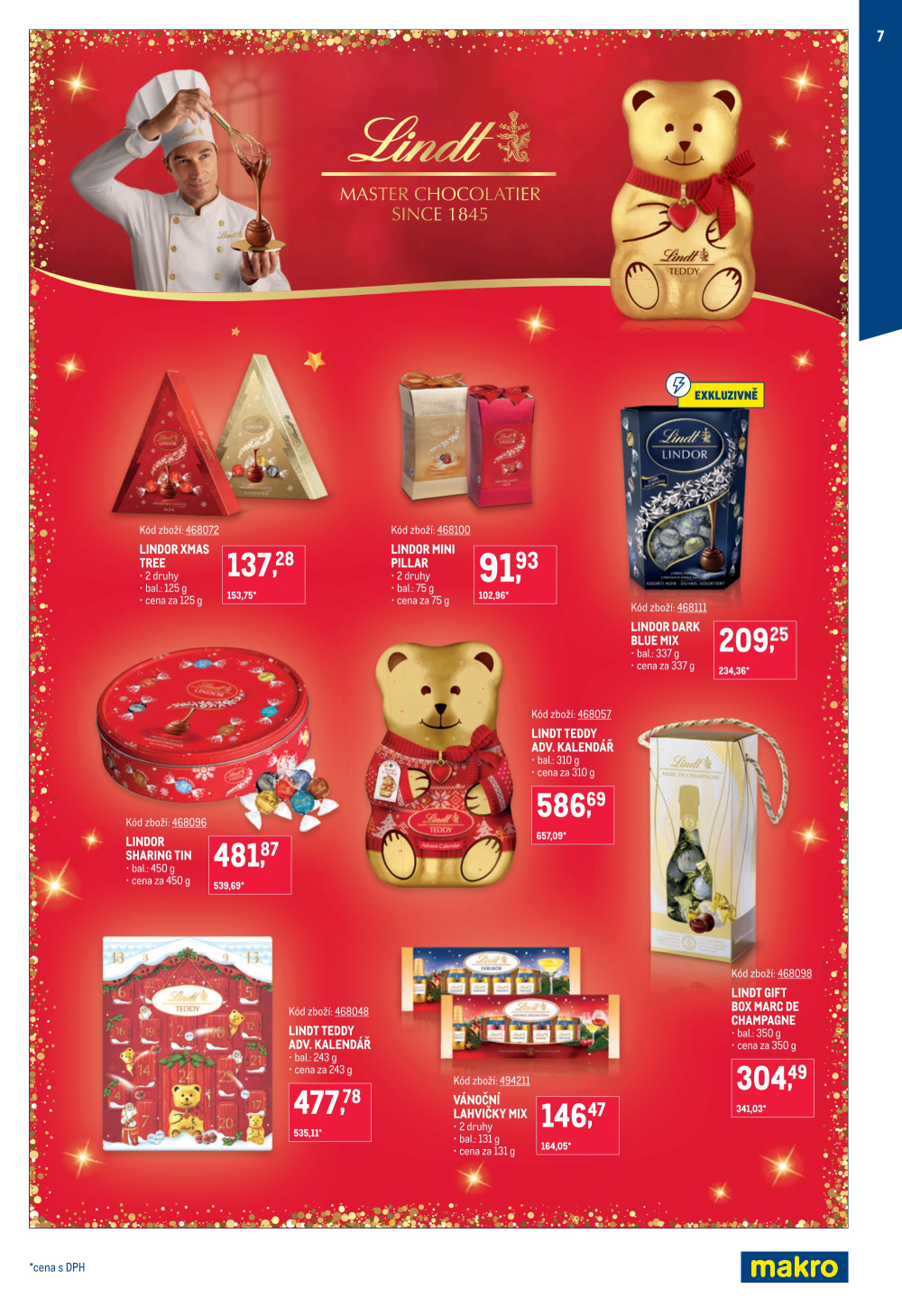 Leták Makro leták - Mikulášské čokolády - strana 7