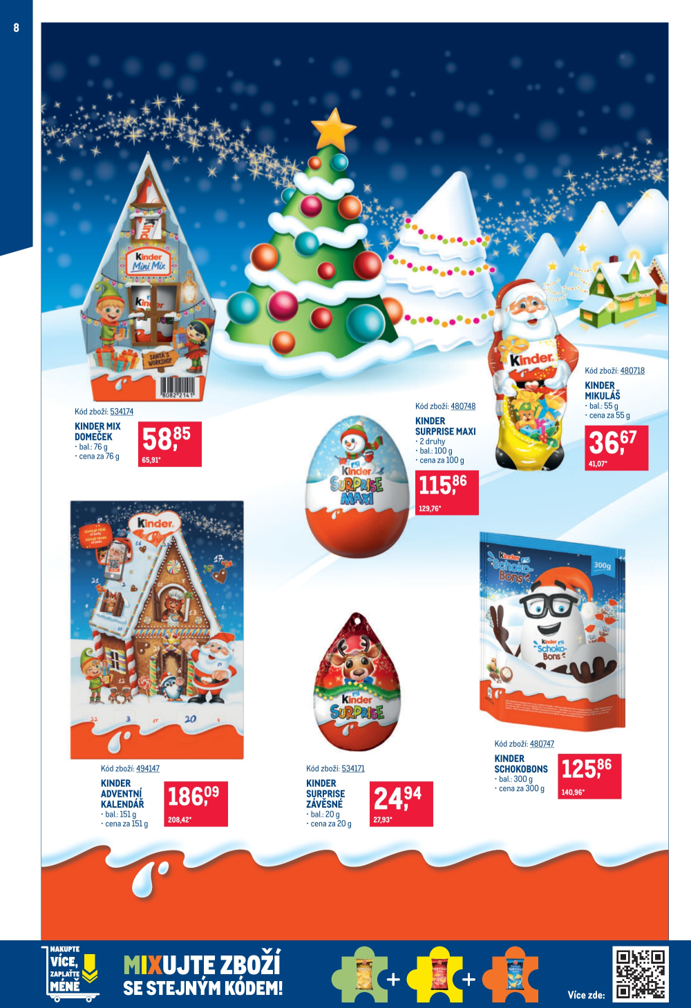 Leták Makro leták - Mikulášské čokolády - strana 8