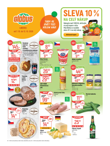 Globus leták Liberec