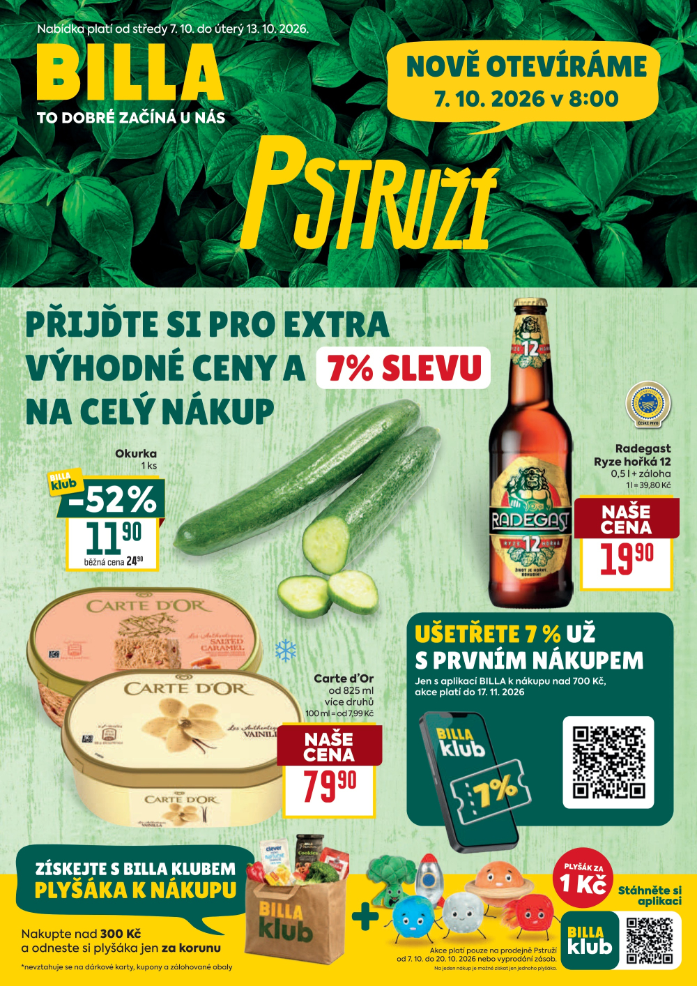 Leták BILLA leták - Pstruží - strana 1