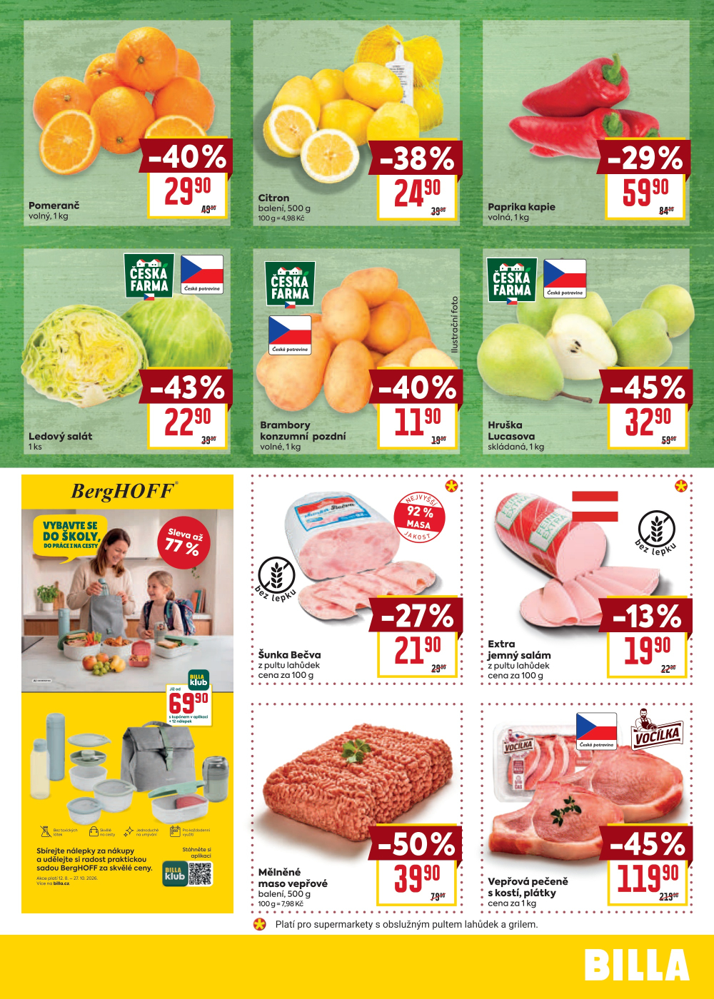 Leták BILLA malý leták - strana 3