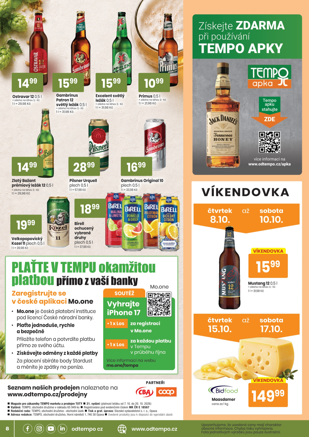 Leták TEMPO leták - strana 8