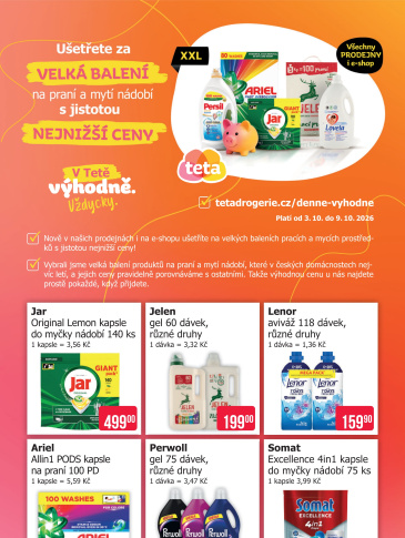 Teta drogerie - Vždycky výhodně