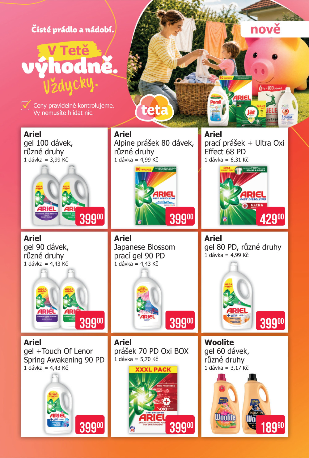 Leták Teta drogerie - Vždycky výhodně - strana 3